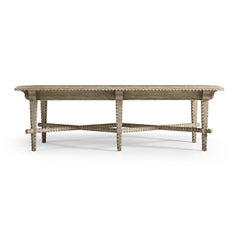 Greyed Oak Rustic Coffee Table