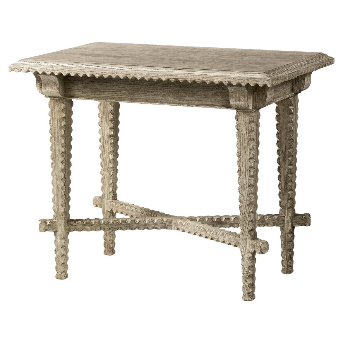 Tavolino rustico in Oak ingrigito