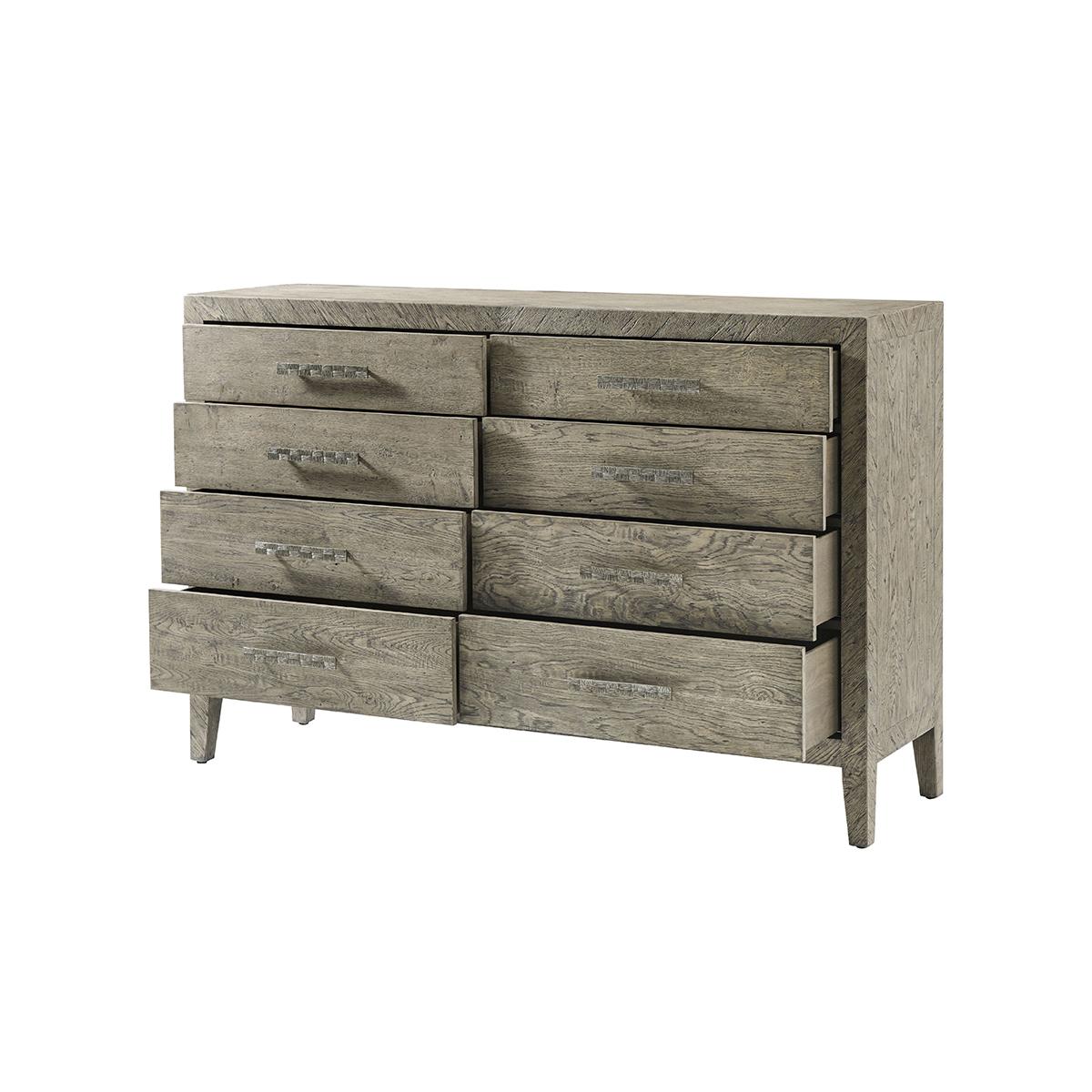 Vietnamese Greyed Southern Rustic Dresser For Sale
