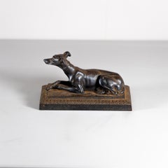 Lévrier, fonte de fer de Berlin vers 1820