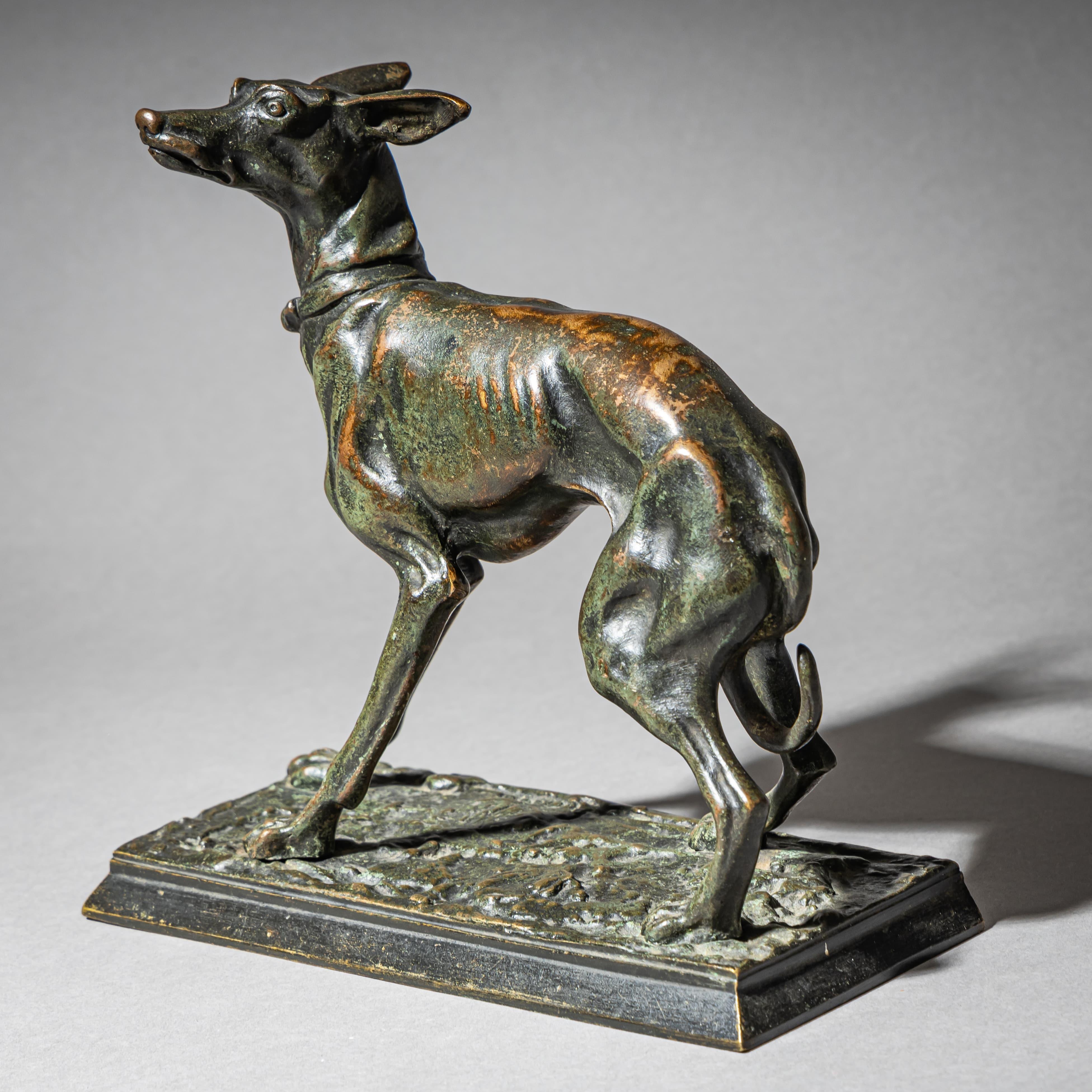 Vittoriano Levriero in bronzo di Christophe Fratin (1801-1864) in vendita