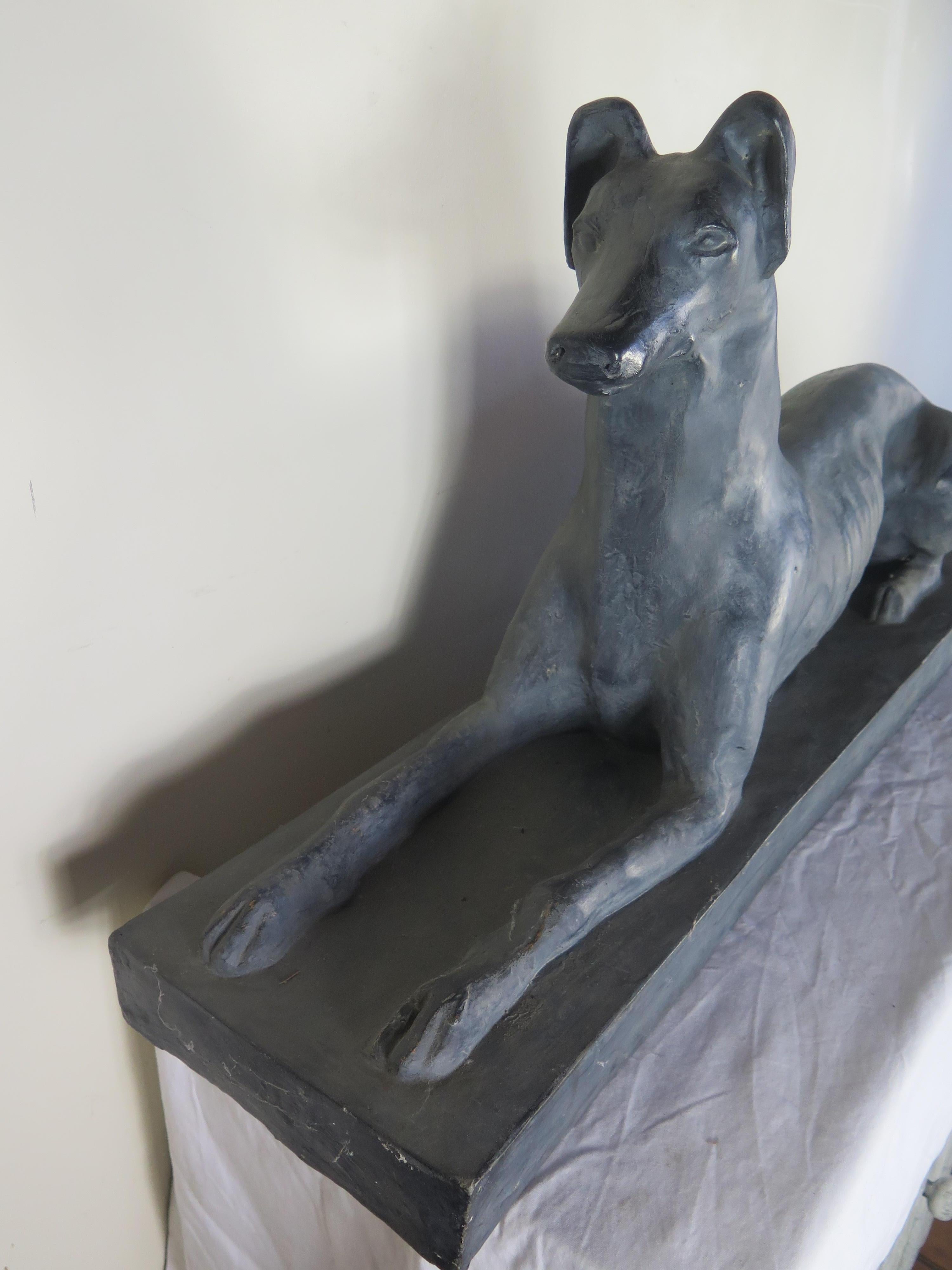 Contemporary Greyhound Statue