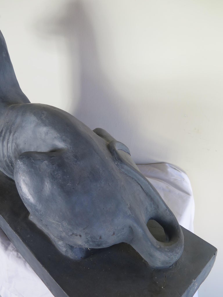 greyhound yard statue