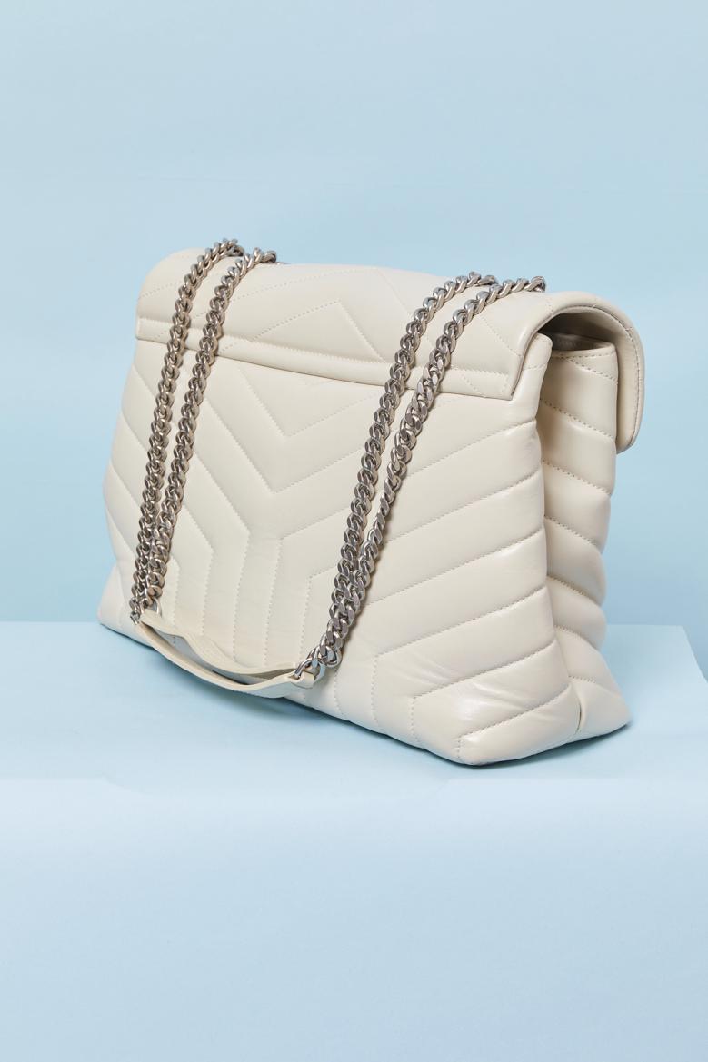 Sac à bandoulière en cuir matelassé 