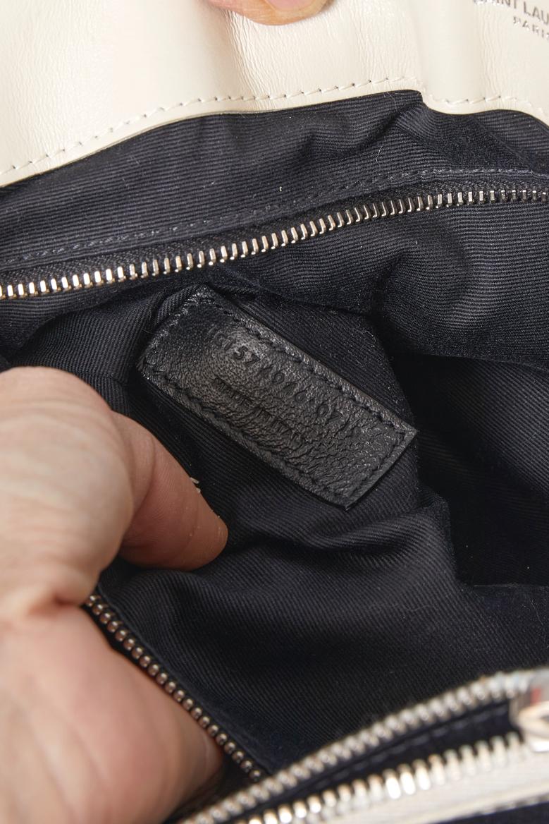 Sac à bandoulière en cuir matelassé 