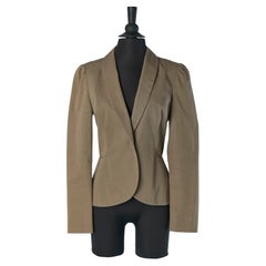Greyish beige single breasted cotton jacket Vivienne WESTWOOD RED LABEL