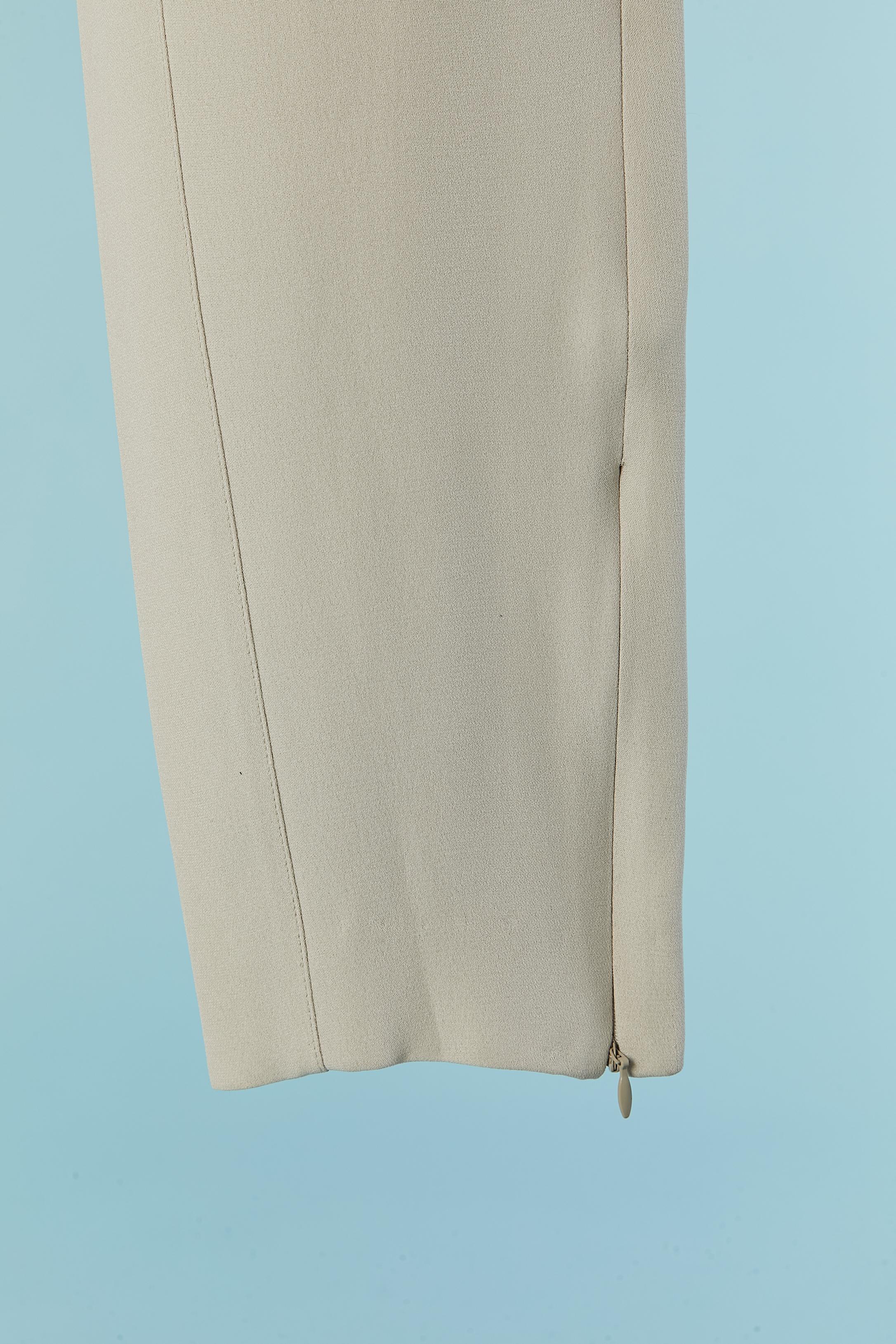 Pantalón beige grisáceo LANVIN by Alber Elbaz SS 2013 Beige en venta