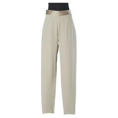 Greyish beige trouser LANVIN by Alber Elbaz SS 2013