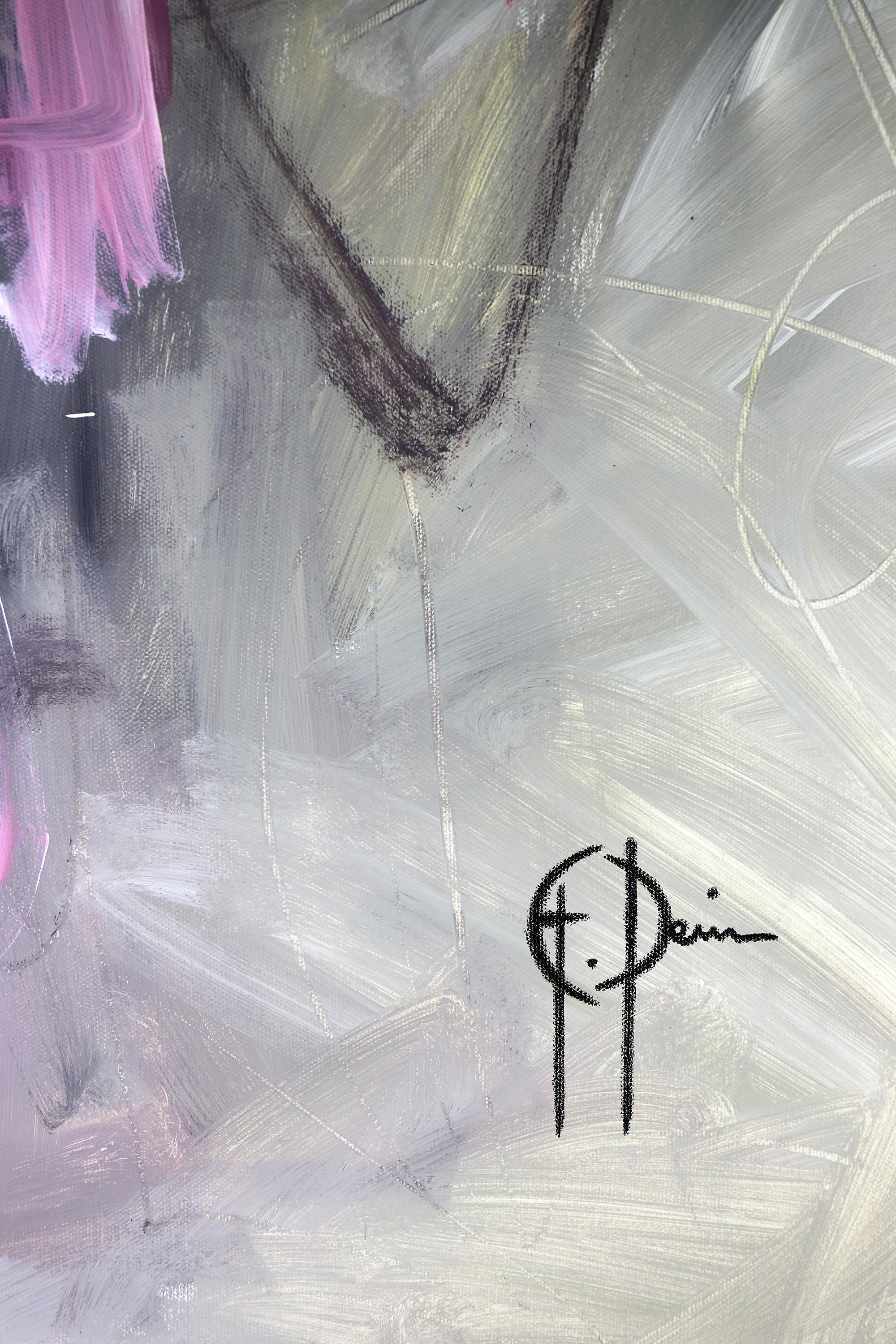 Umano per natura - Figurative Painting Grigio di Grégoire Devin