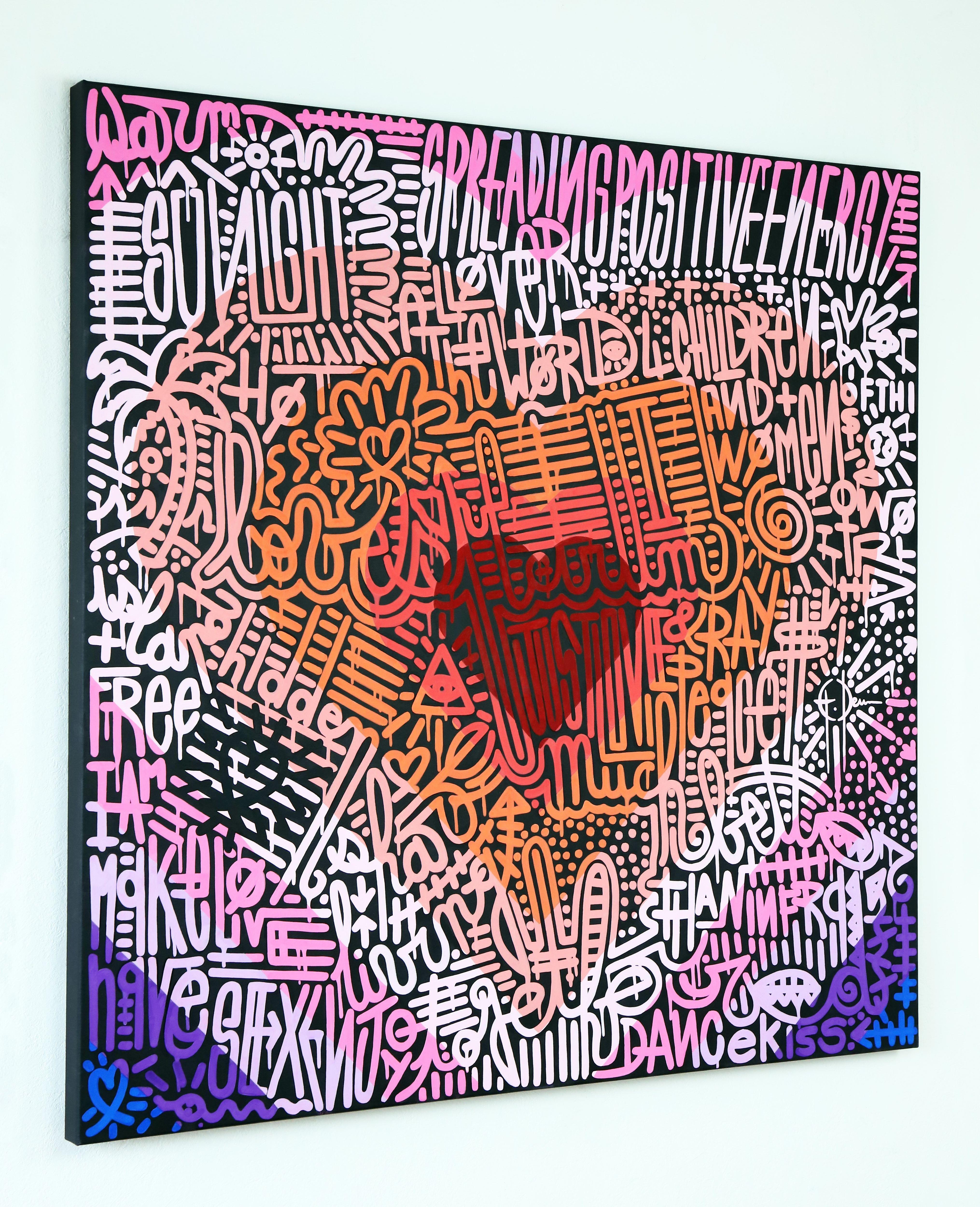 Spectre d'amour 2 - Autres styles artistiques Painting par Grégoire Devin