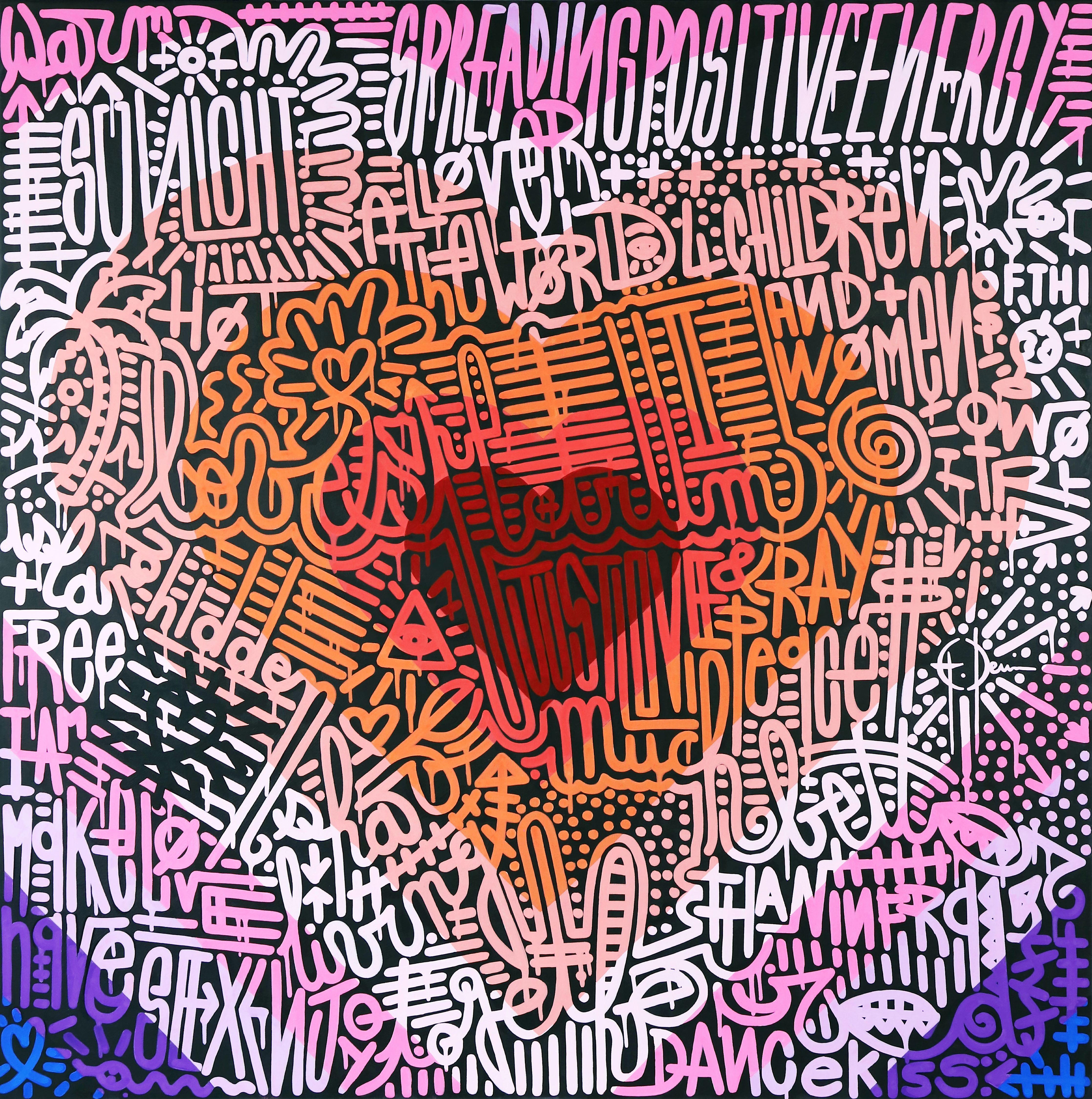 Spectre d'amour 2 - Painting de Grégoire Devin