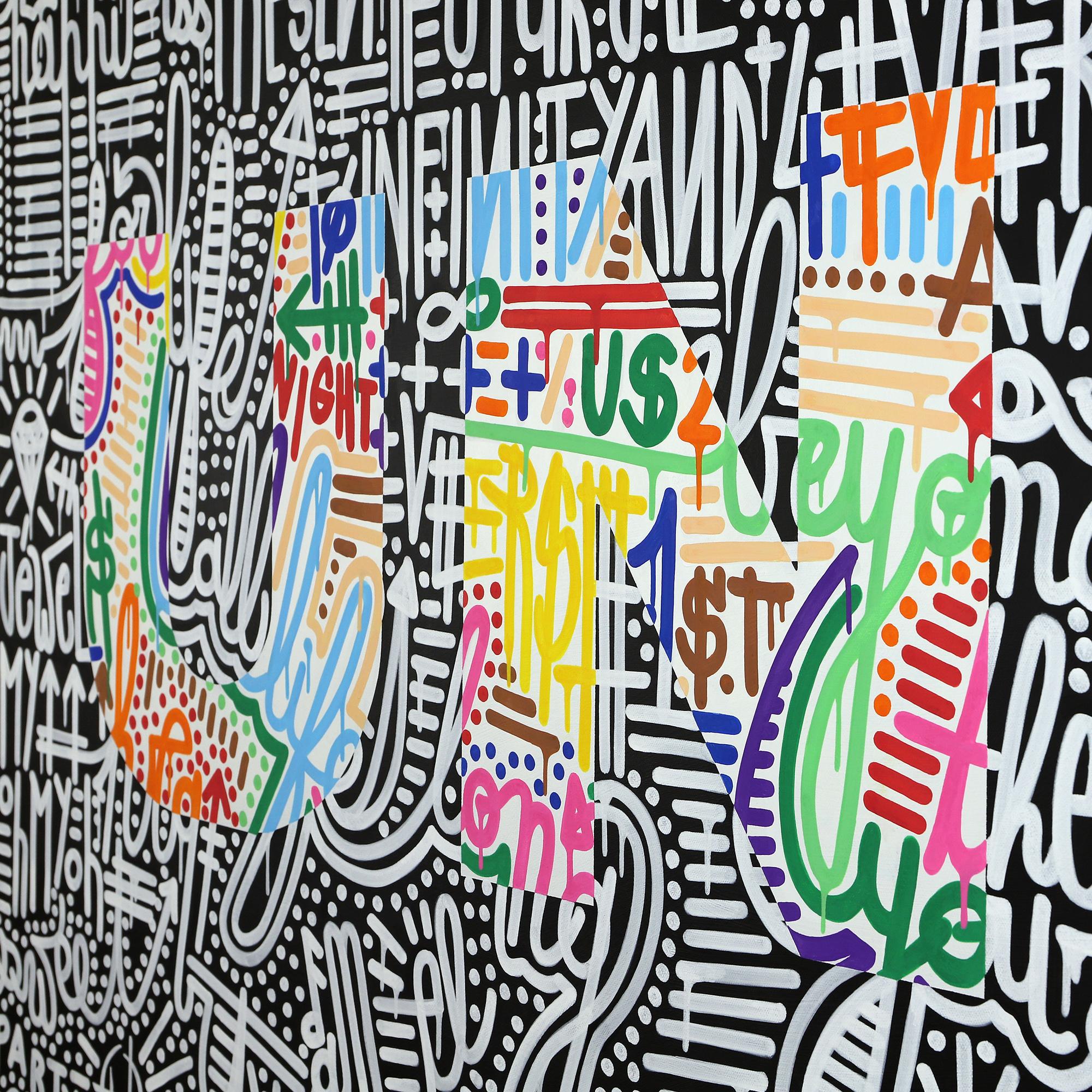 UNI - Abstract Painting Grigio di Grégoire Devin