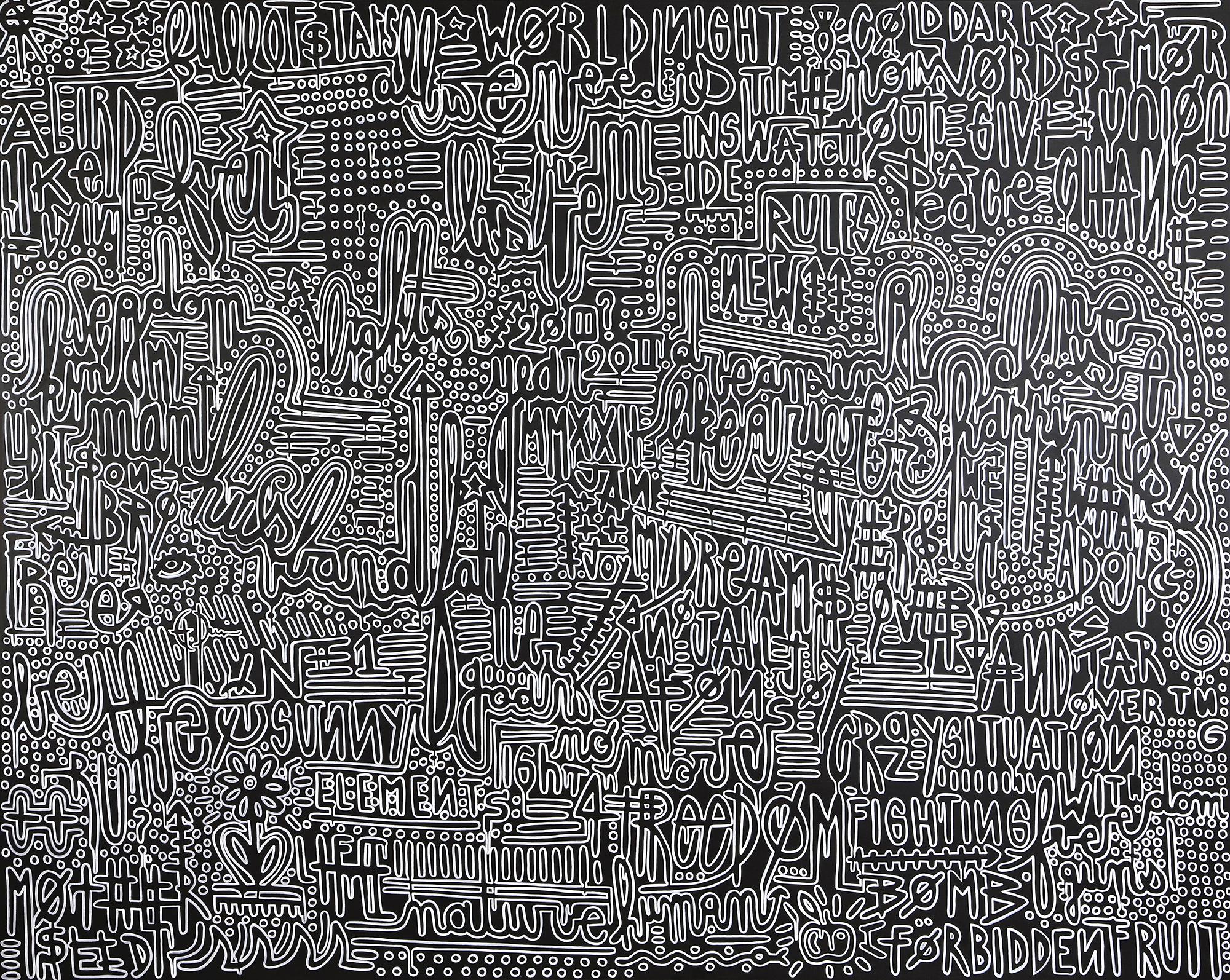 Abstract Painting di Grégoire Devin - Usa la tua illusione I