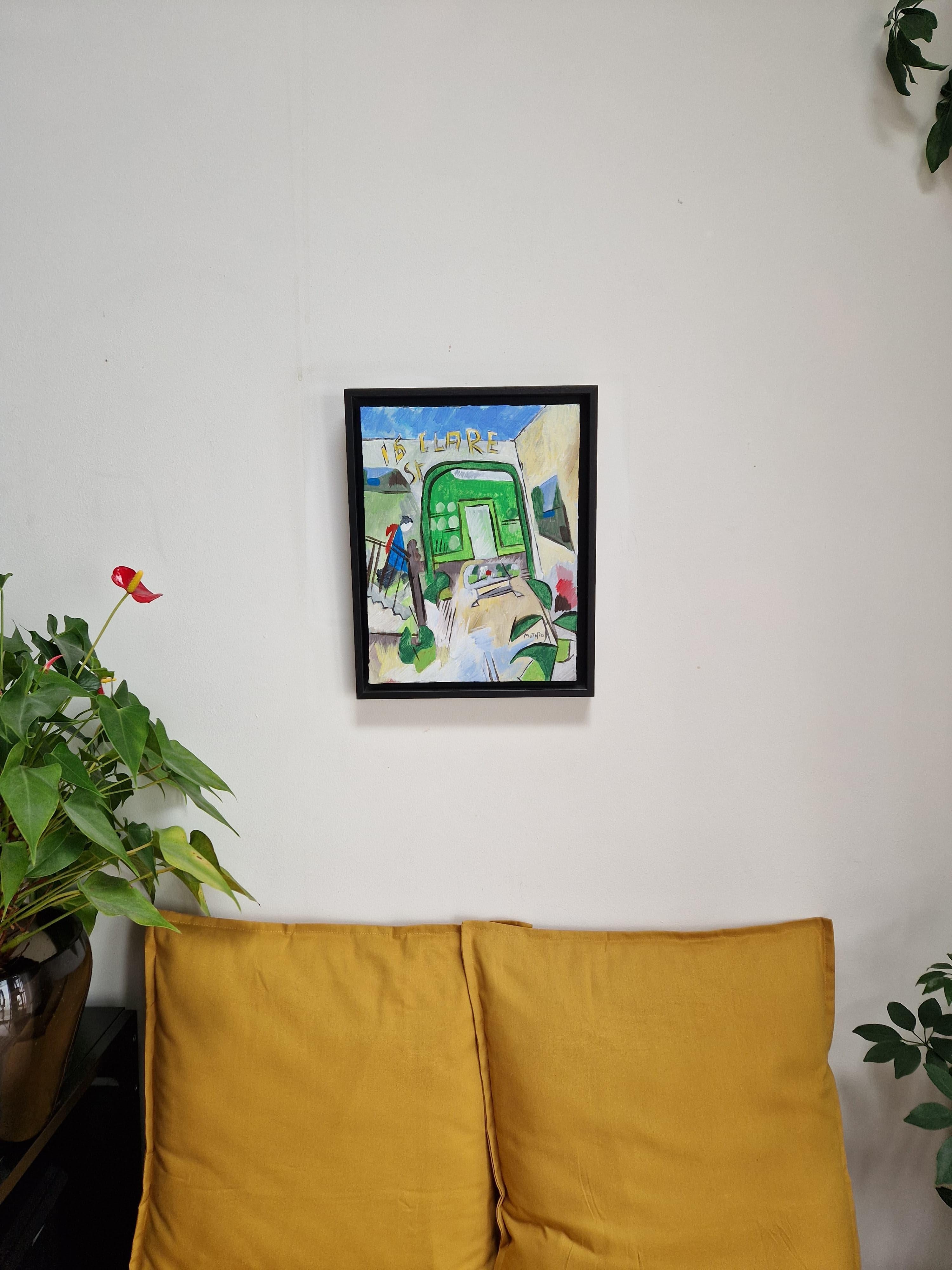 16, Clare Street II by Grégoire Mathias – Irish Landmark in Diachronic Cubism en venta 12