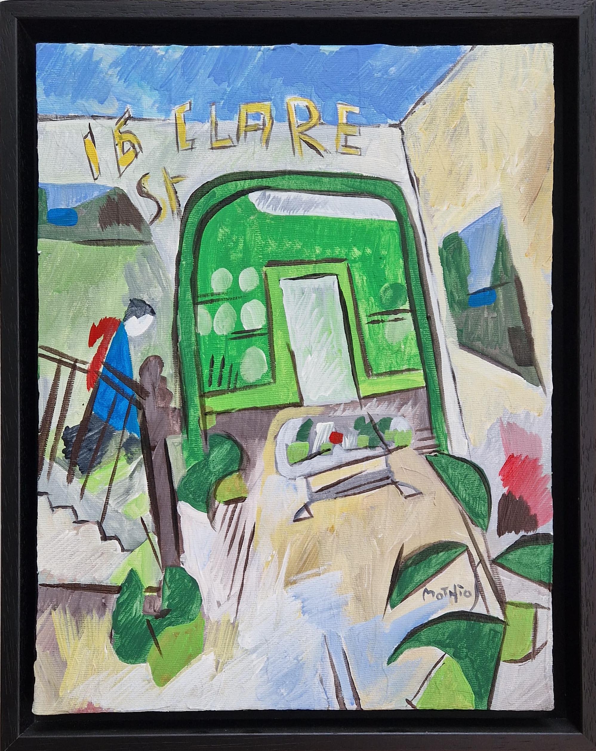 16, Clare Street II by Grégoire Mathias – Irish Landmark in Diachronic Cubism