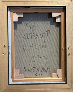 16 Clare Street II – Modern Cubist Interior Painting, Dublin, Ireland, Acrylic