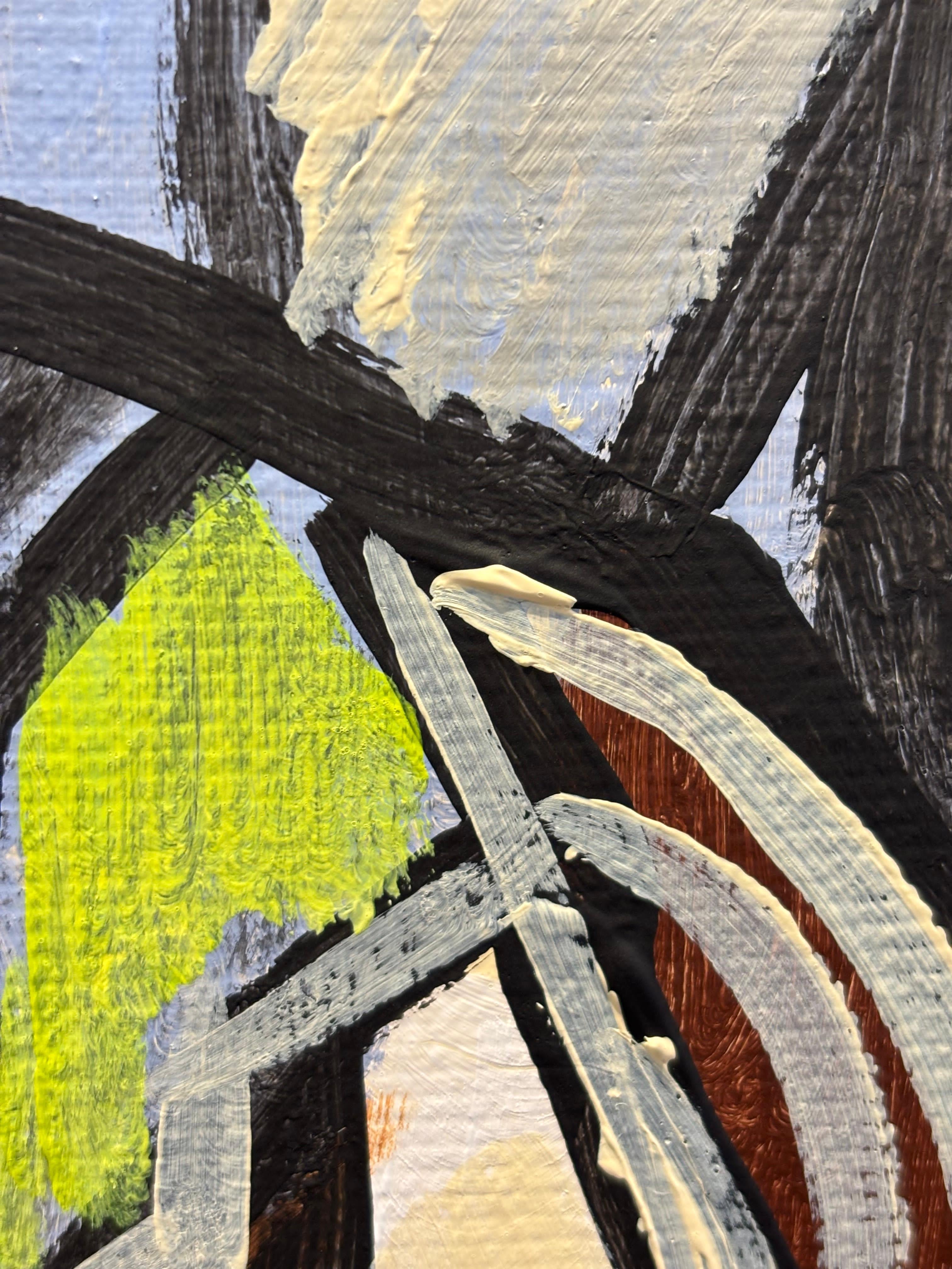 Amoureuses  by Grégoire Mathias —  Acrylic — Bold Cubist Portrait of Two Women For Sale 9