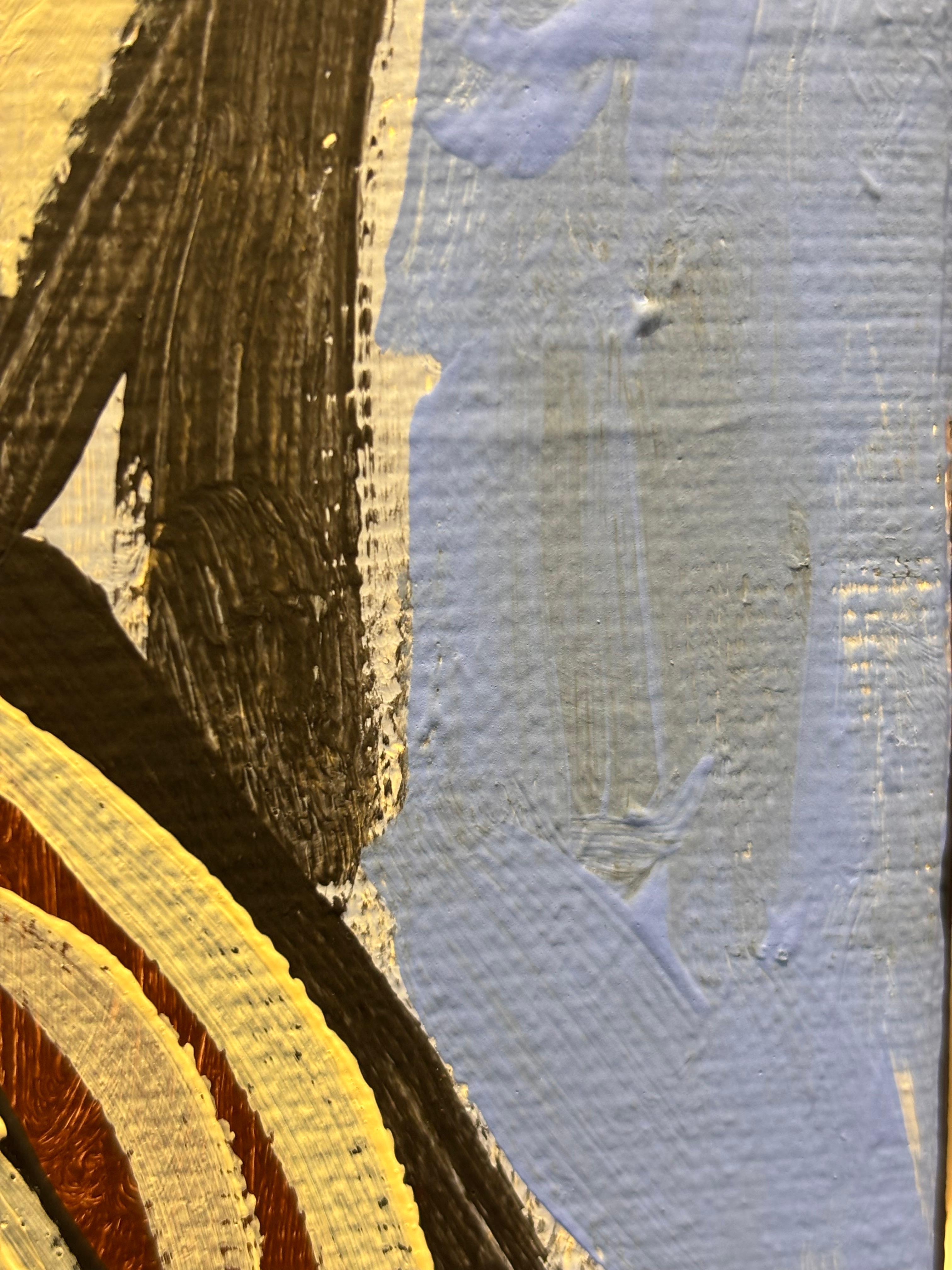 Amoureuses  by Grégoire Mathias —  Acrylic — Bold Cubist Portrait of Two Women For Sale 2