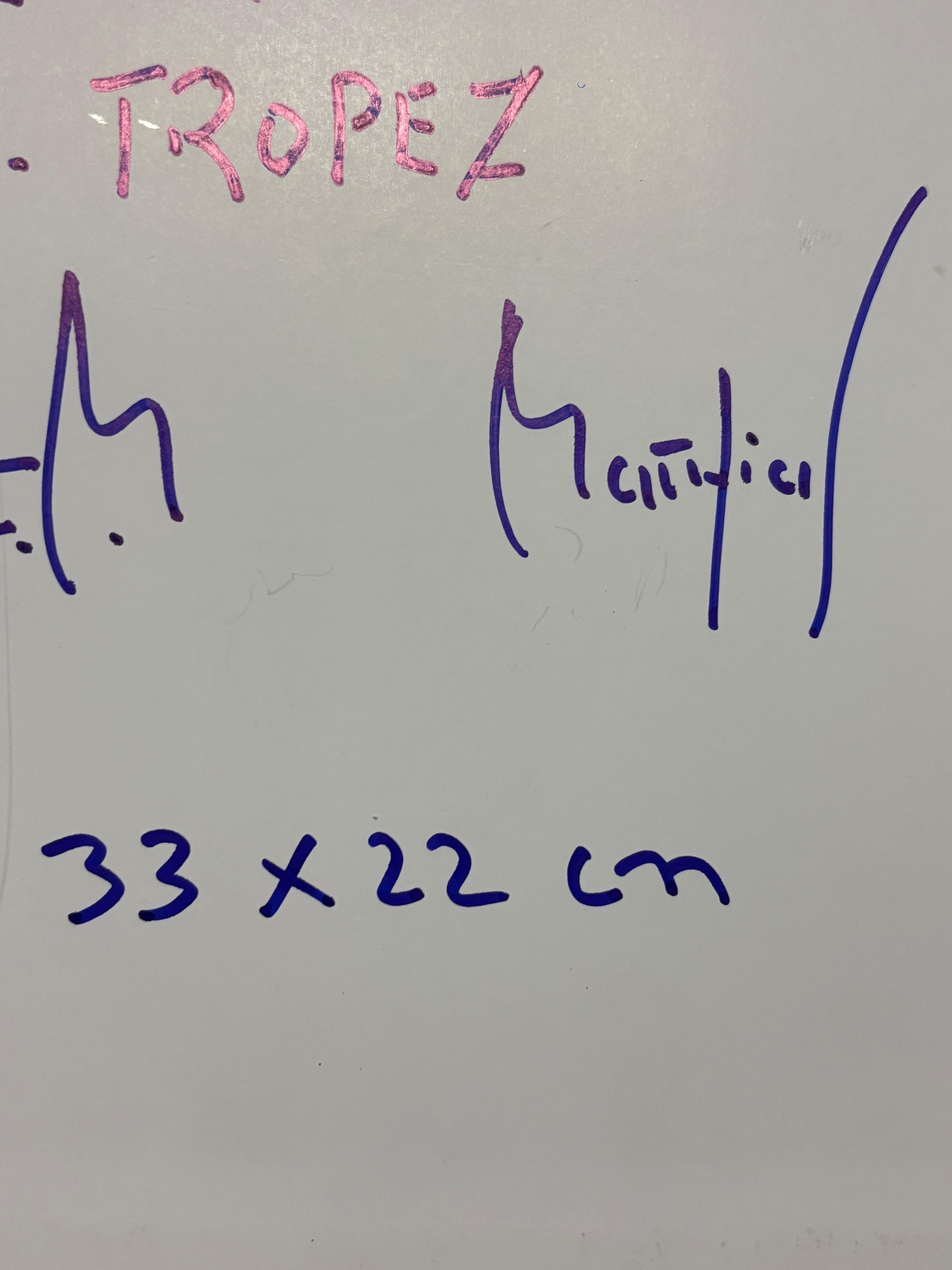 Apéritif à Saint-Tropez by Grégoire Mathias – Acrylic Still Life For Sale 7