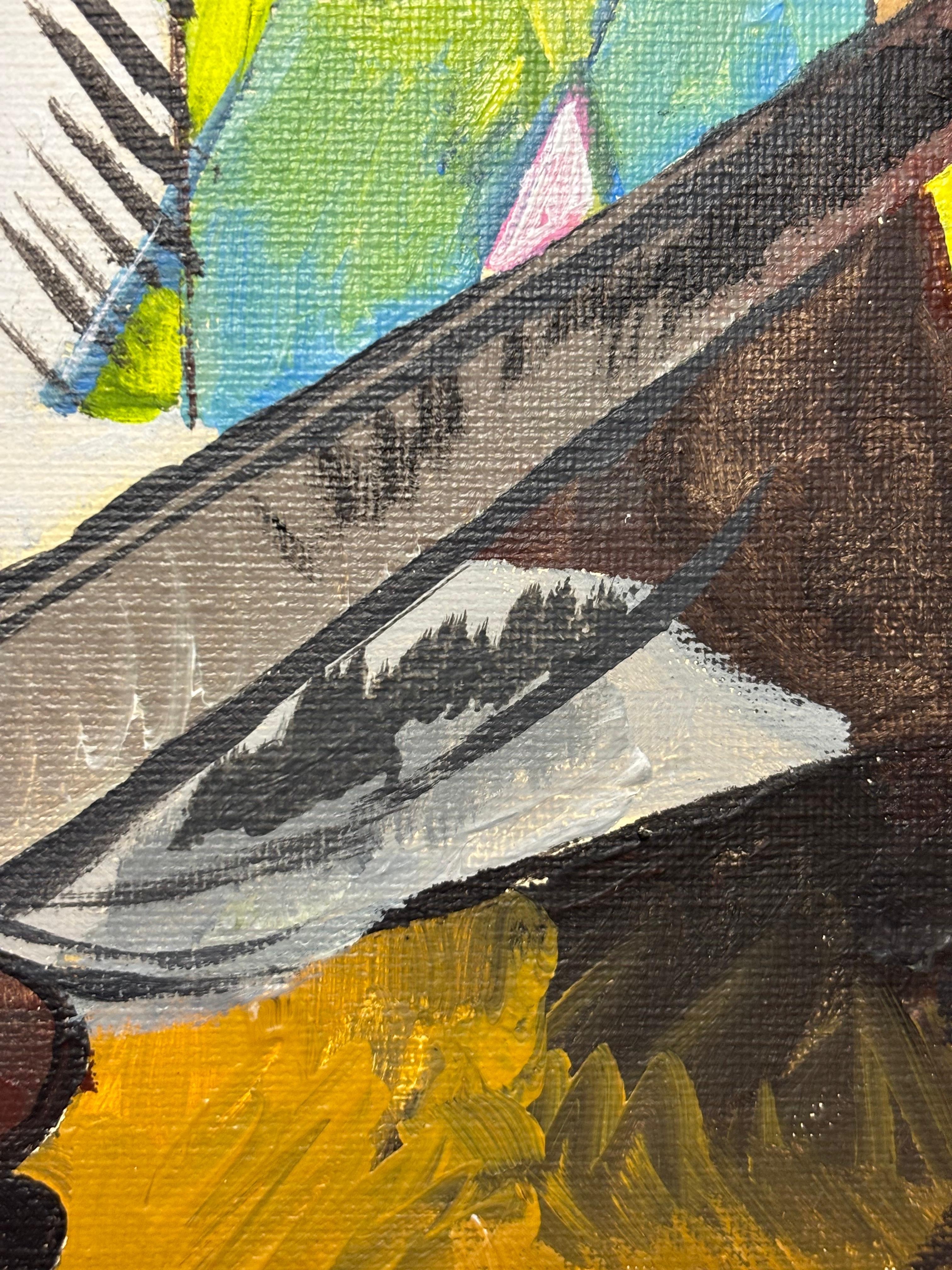 Apéritif à Saint-Tropez by Grégoire Mathias – Acrylic Still Life For Sale 3