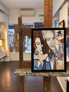 Hommage à David Bowie – Cubist Portrait in Diachronic Cubism, by Greg Mathias