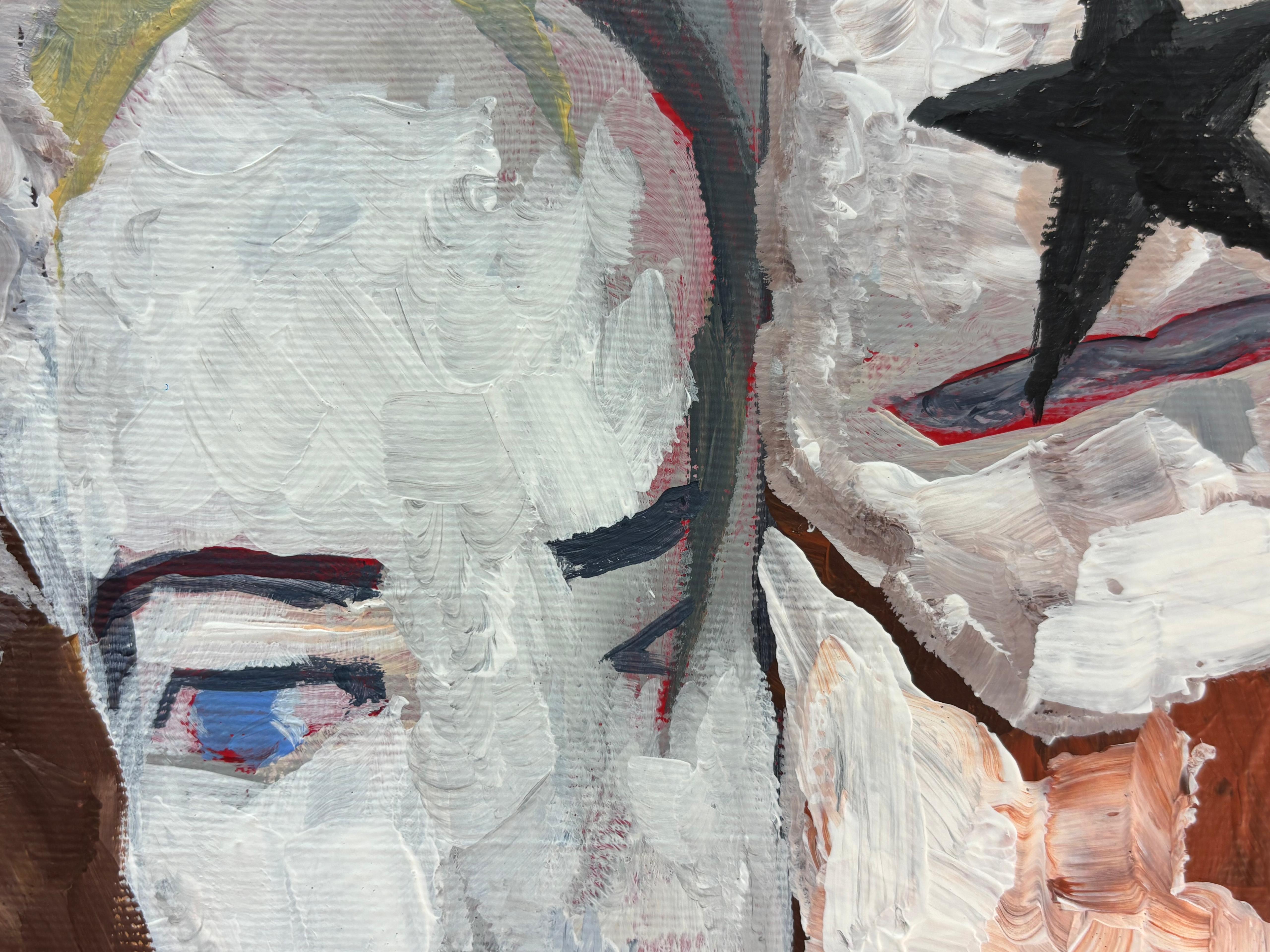 Hommage à David Bowie – Cubist Portrait in Diachronic Cubism, by Greg Mathias For Sale 2