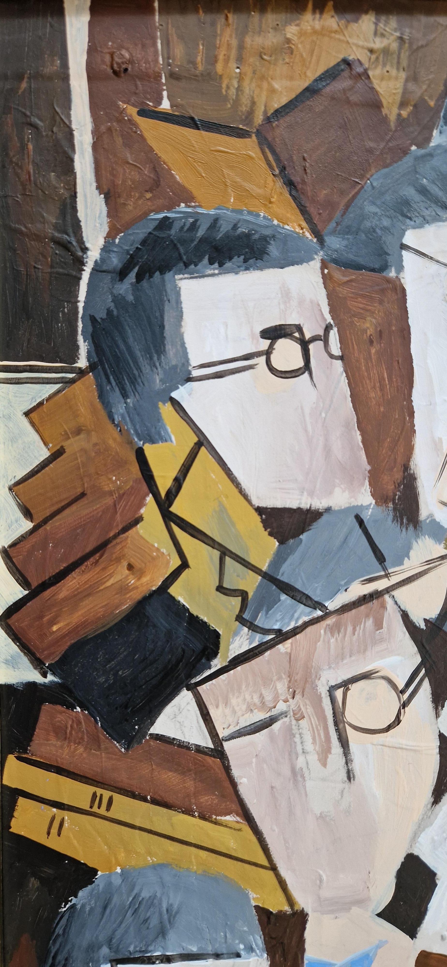 Este cuadro es un retrato del escritor irlandés James Joyce, en el estilo cubista diacrónico único de Grégoire Mathias. 

Se expuso durante la primera exposición del artista en Irlanda, que tuvo lugar en mayo de 2024 en Dublín, coincidiendo con el