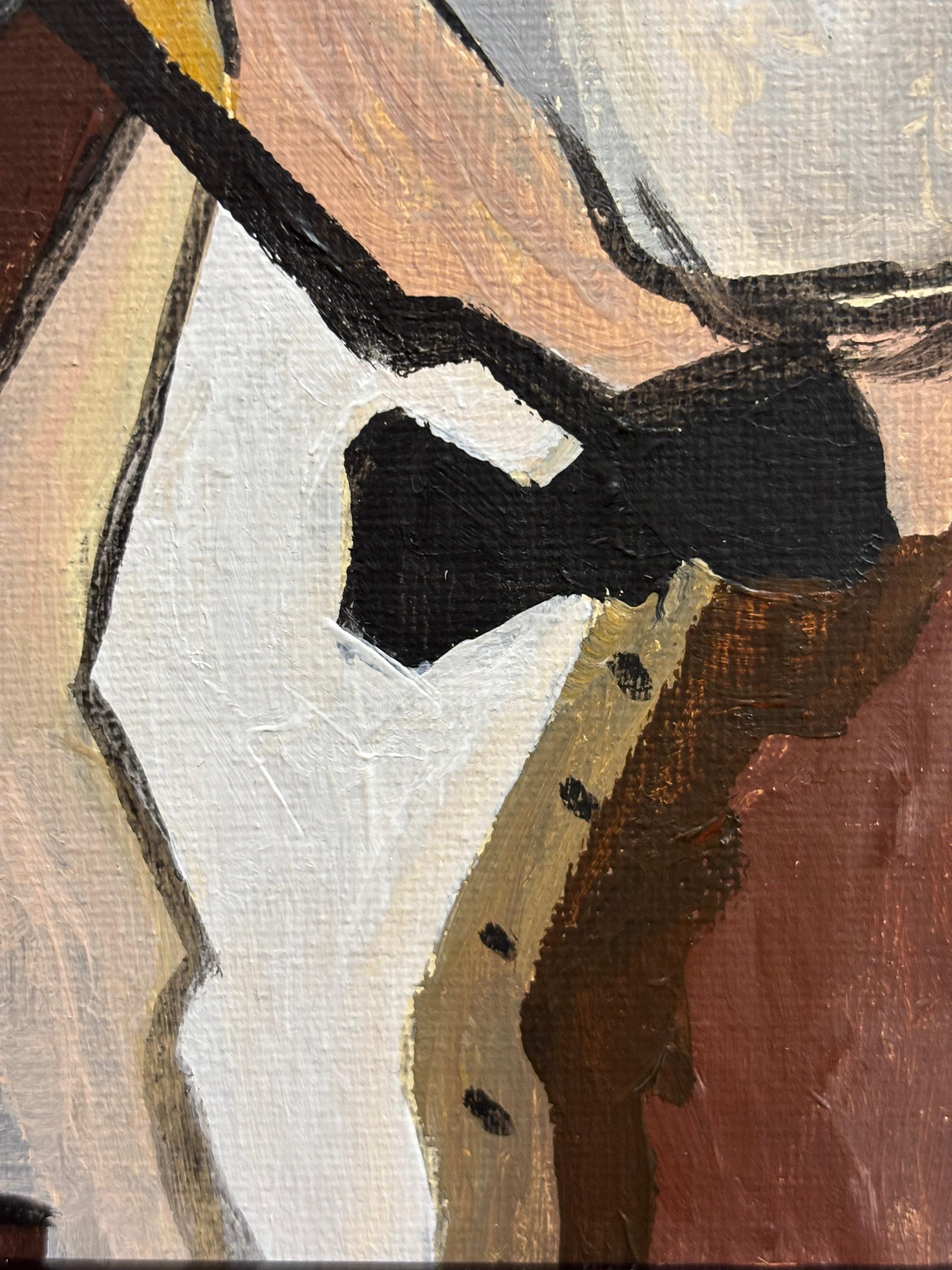 Joyce Thrice by Grégoire Mathias – Cubist Portrait of James Joyce For Sale 3