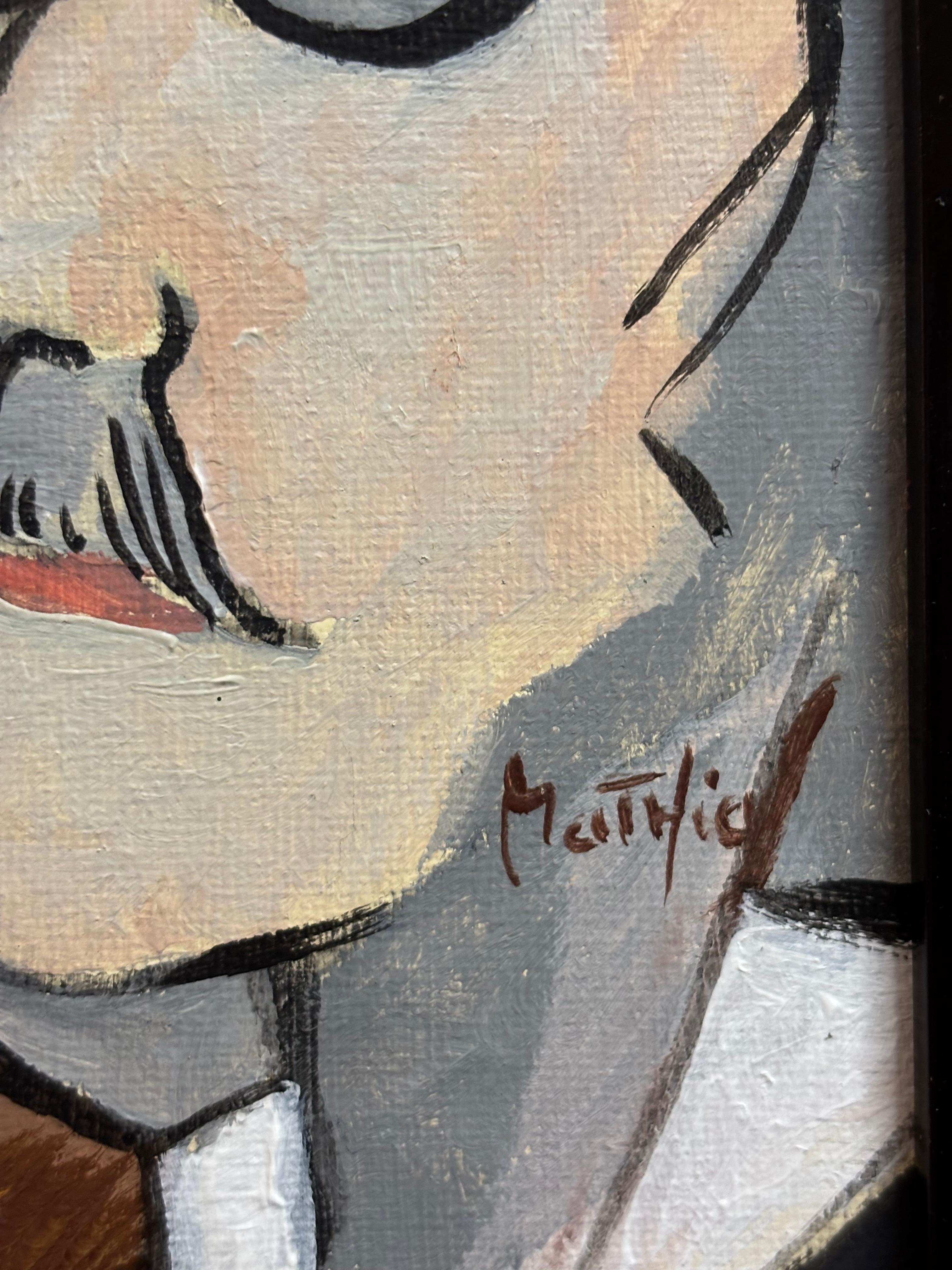 Joyce Thrice by Grégoire Mathias – Cubist Portrait of James Joyce For Sale 4