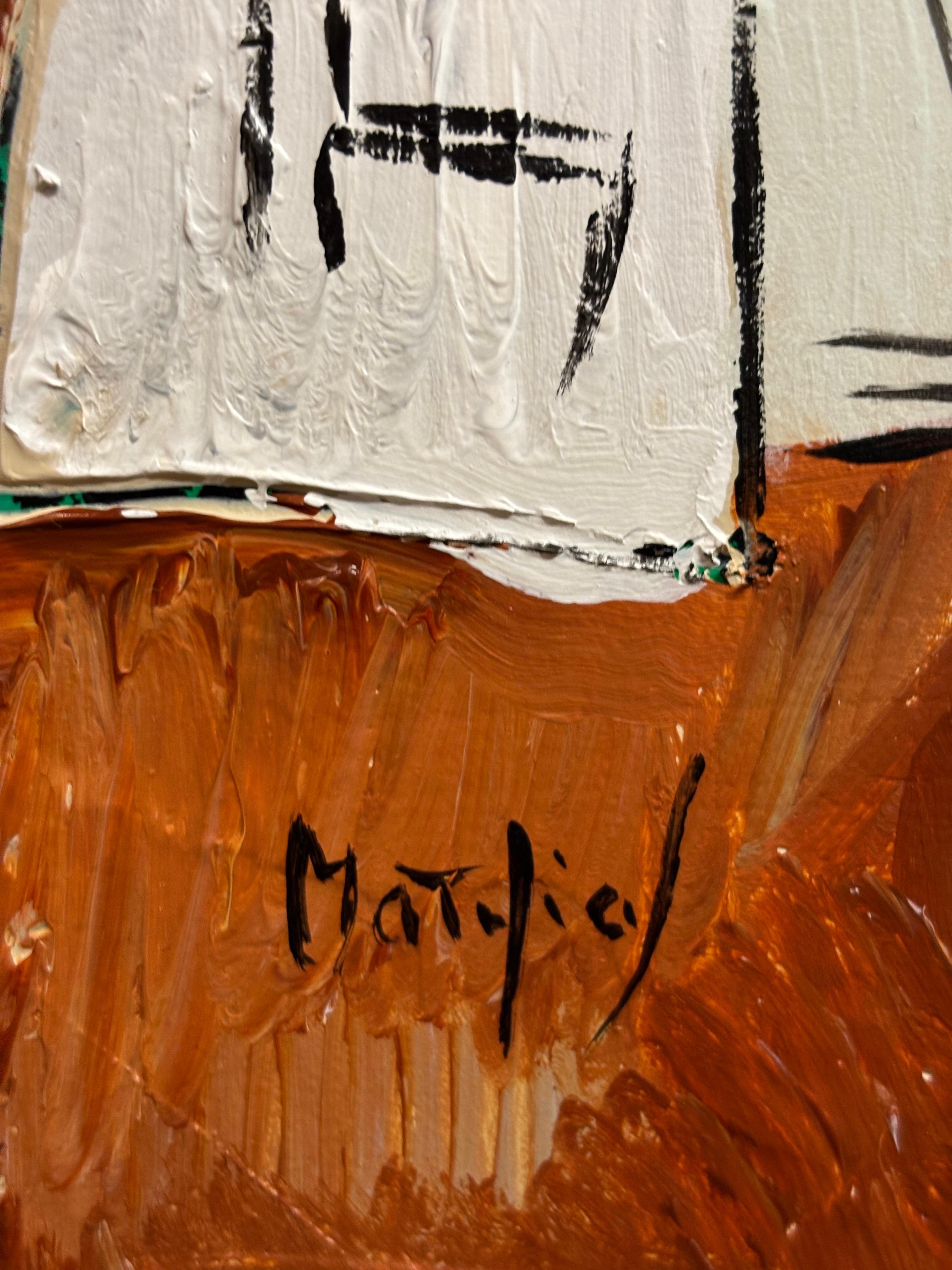 Matinée dans le Médoc par Grégoire Mathias - Scène de petit déjeuner cubiste en vente 9