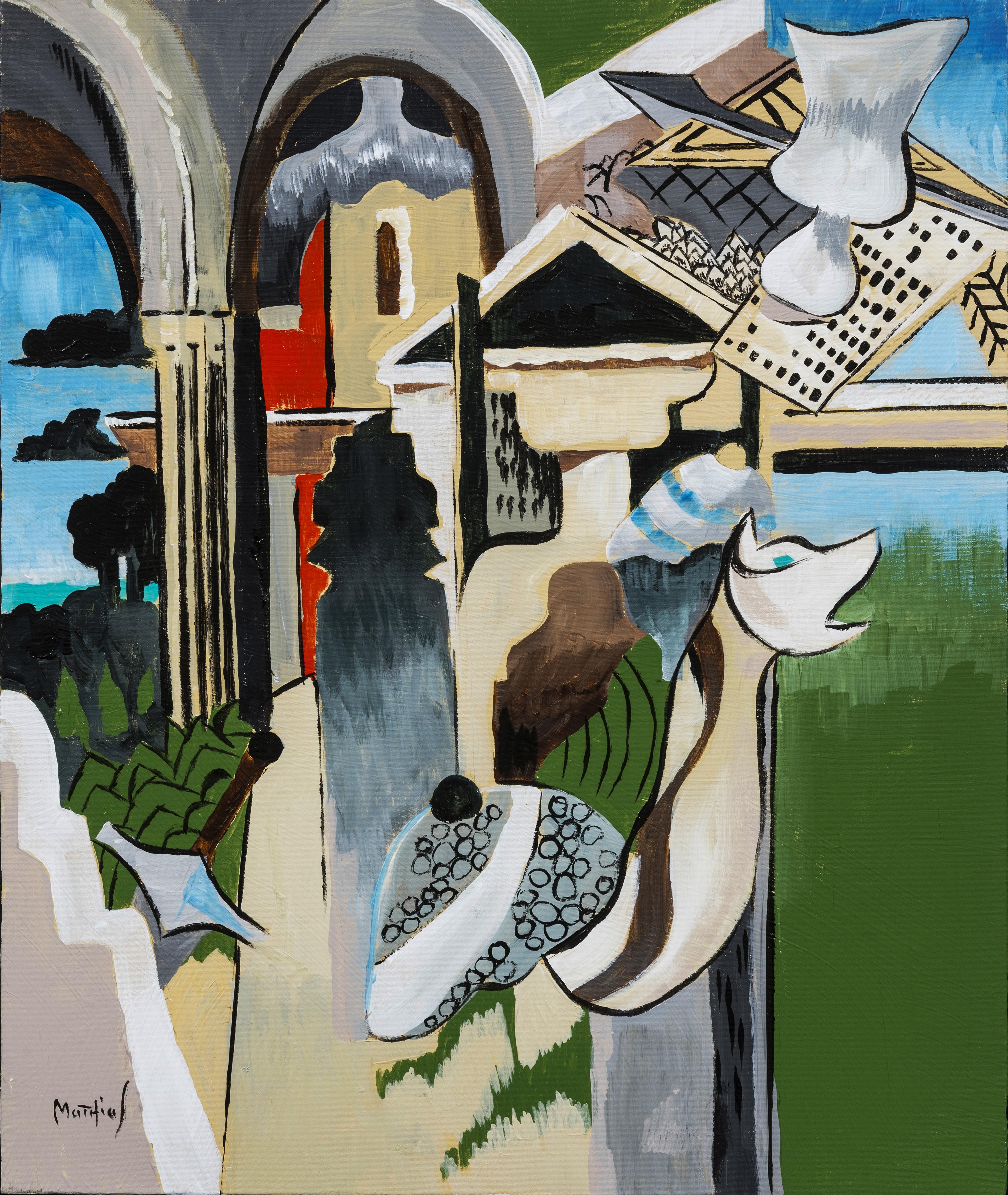 Figurative Painting Grégoire Mathias - Mémoires d'Irlande