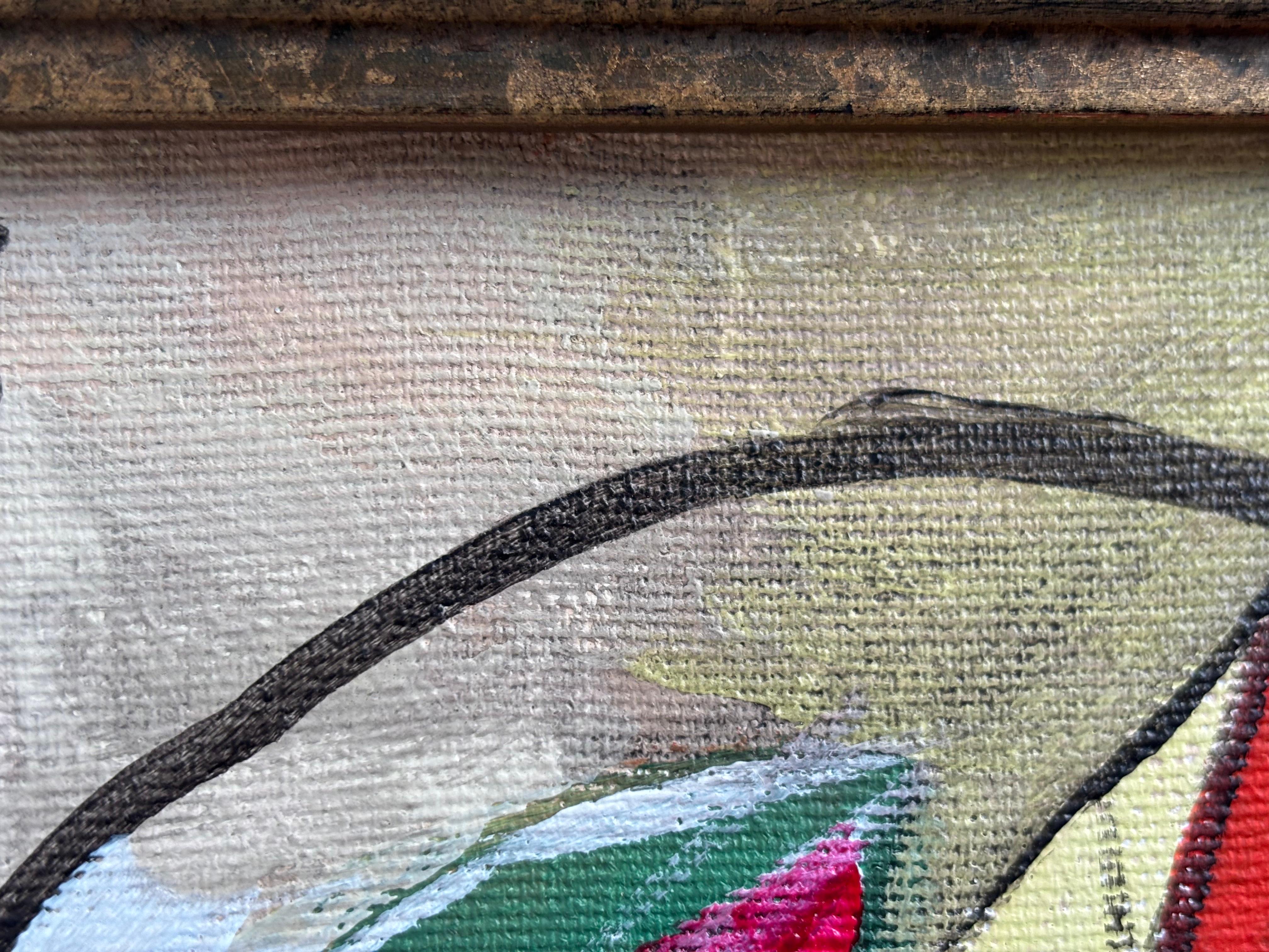 Ripostiglio in estate - Abstract Painting Nero di Grégoire Mathias
