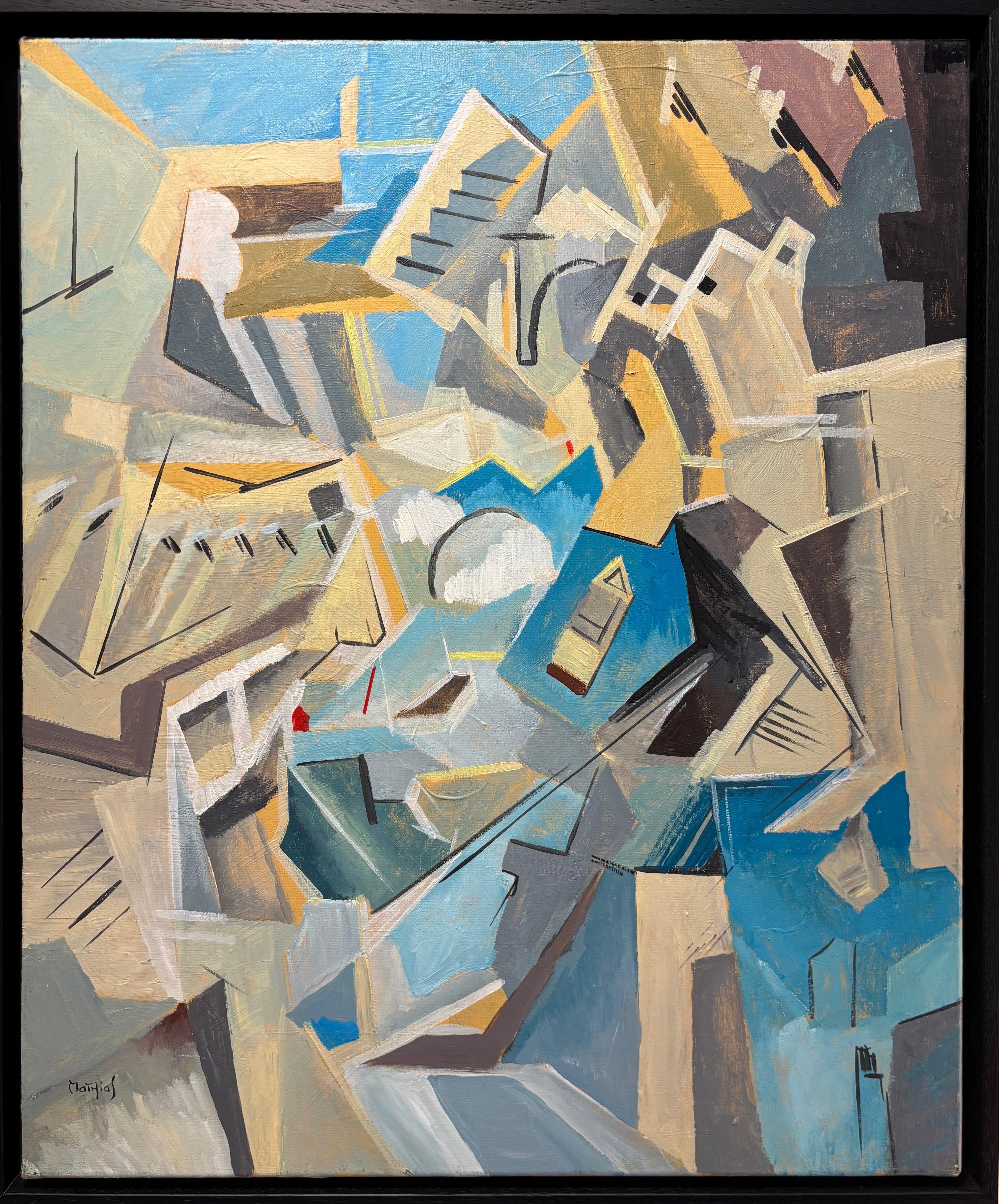 Venise II	
65 x 54 cm	
Acrílico sobre lienzo

Venise II de Grégoire Mathias reinterpreta la esencia de Venecia a través de una composición cubista fragmentada y dinámica. Utilizando el Cubismo Diacrónico, Mathias superpone múltiples perspectivas en