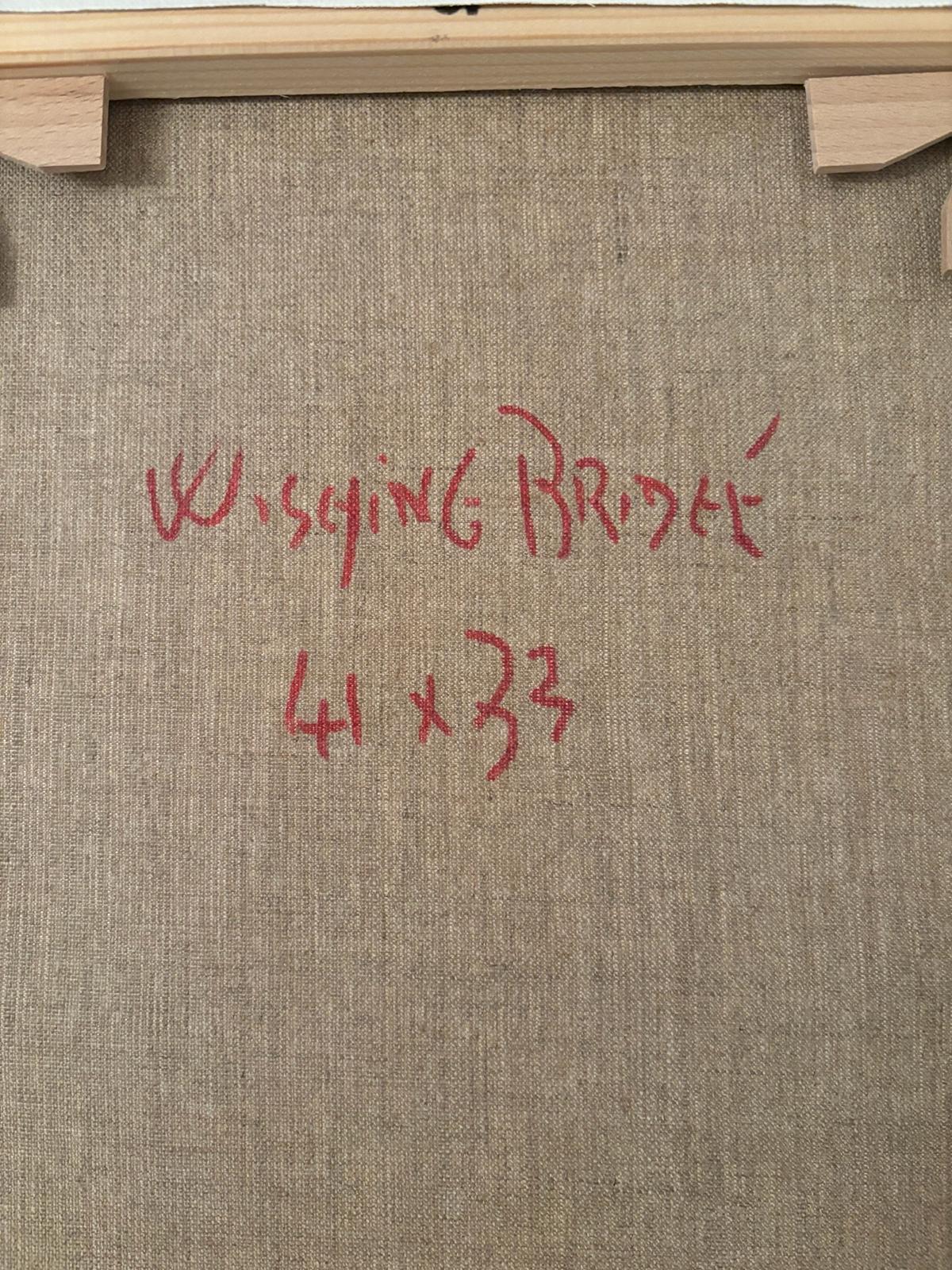 Wishing Bridge I di Grégoire Mathias - Acrilico su tela, paesaggio cubista irlandese in vendita 11
