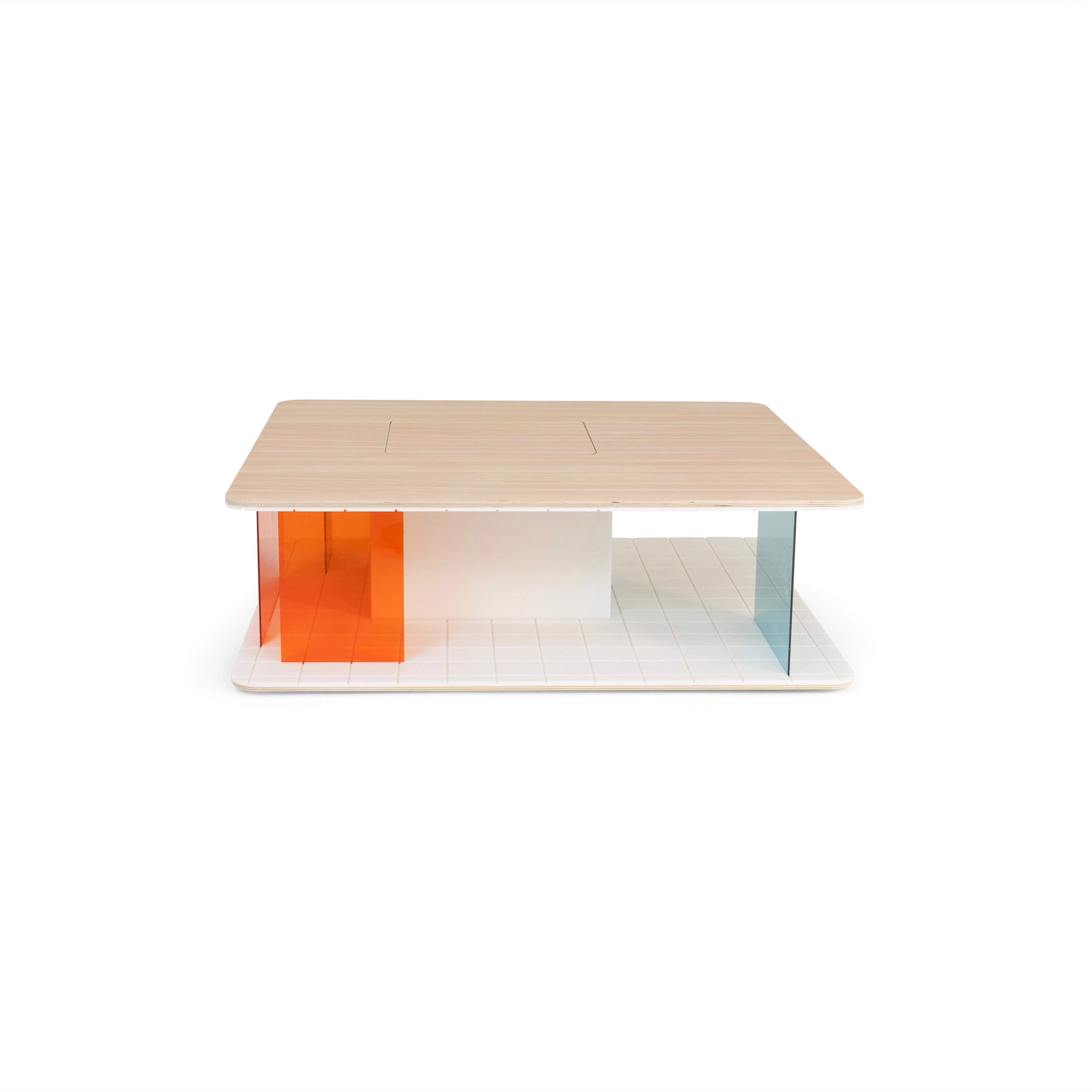 Grid coffee table 02 For Sale 1
