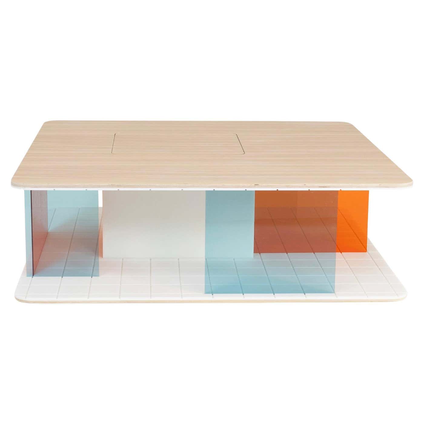 Grid coffee table 02 For Sale at 1stDibs
