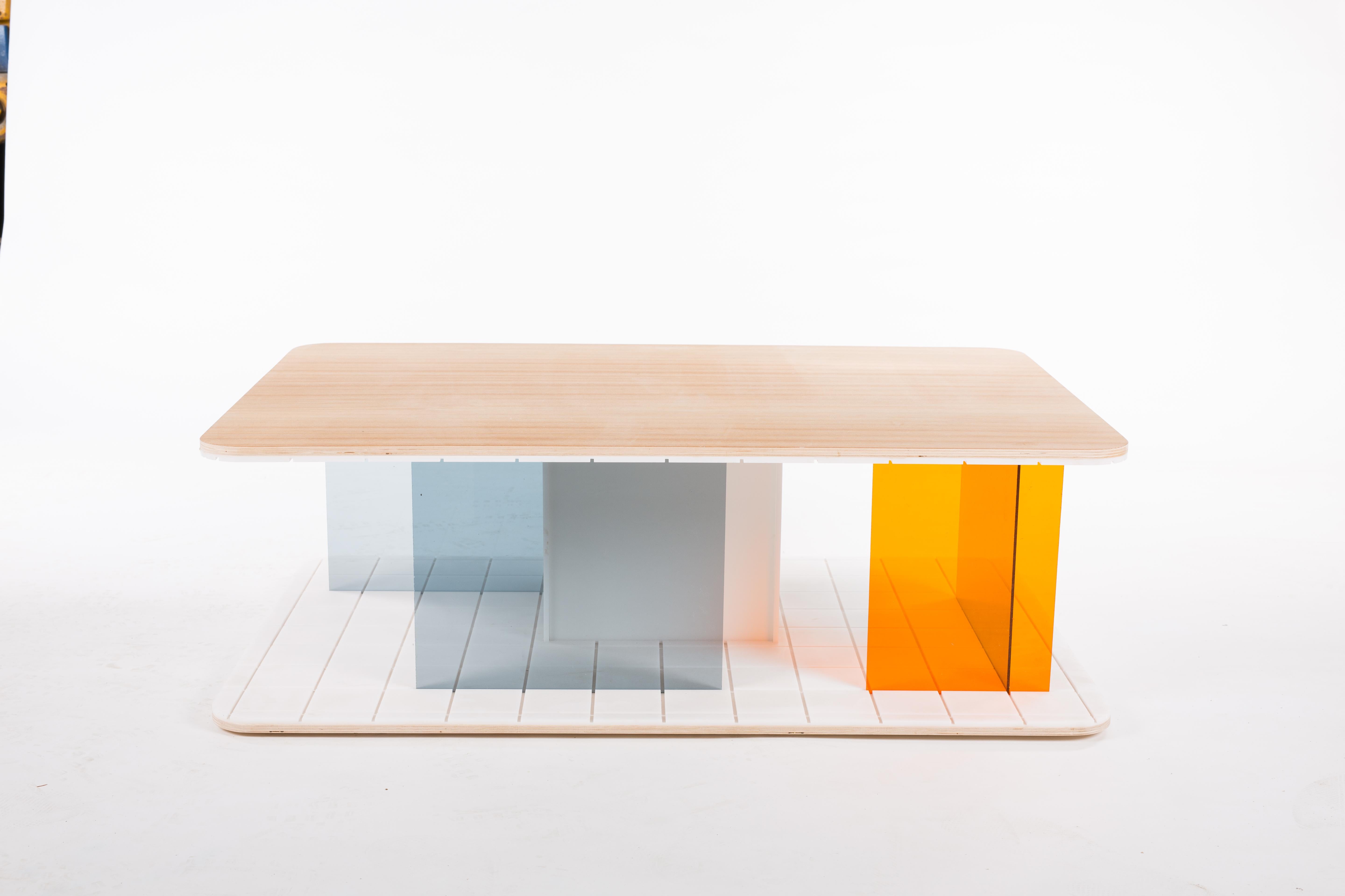 Grid Coffee Table In New Condition For Sale In Kruisem, BE