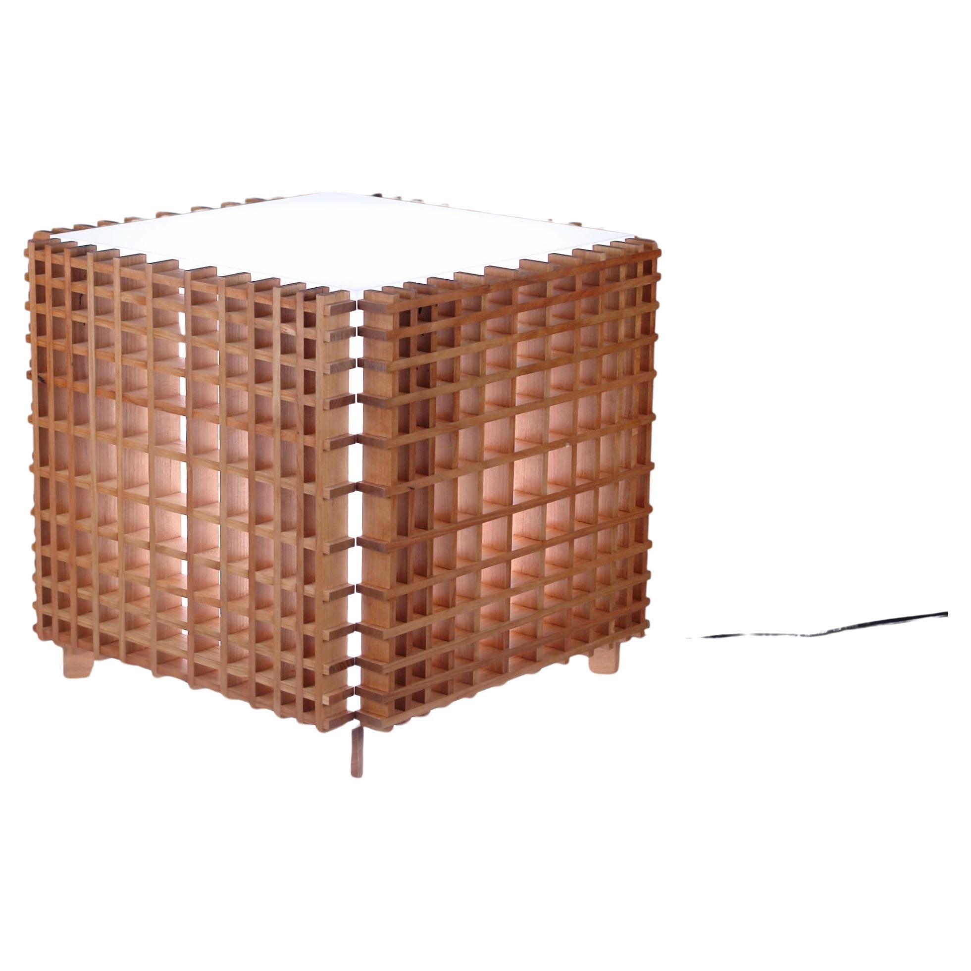 Grid Cube Lamp-Large