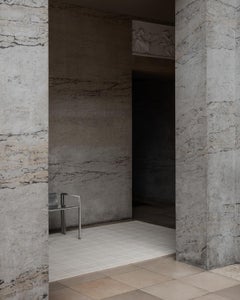 Grid Dusty White/Cream, Wool Cut Pile Rug