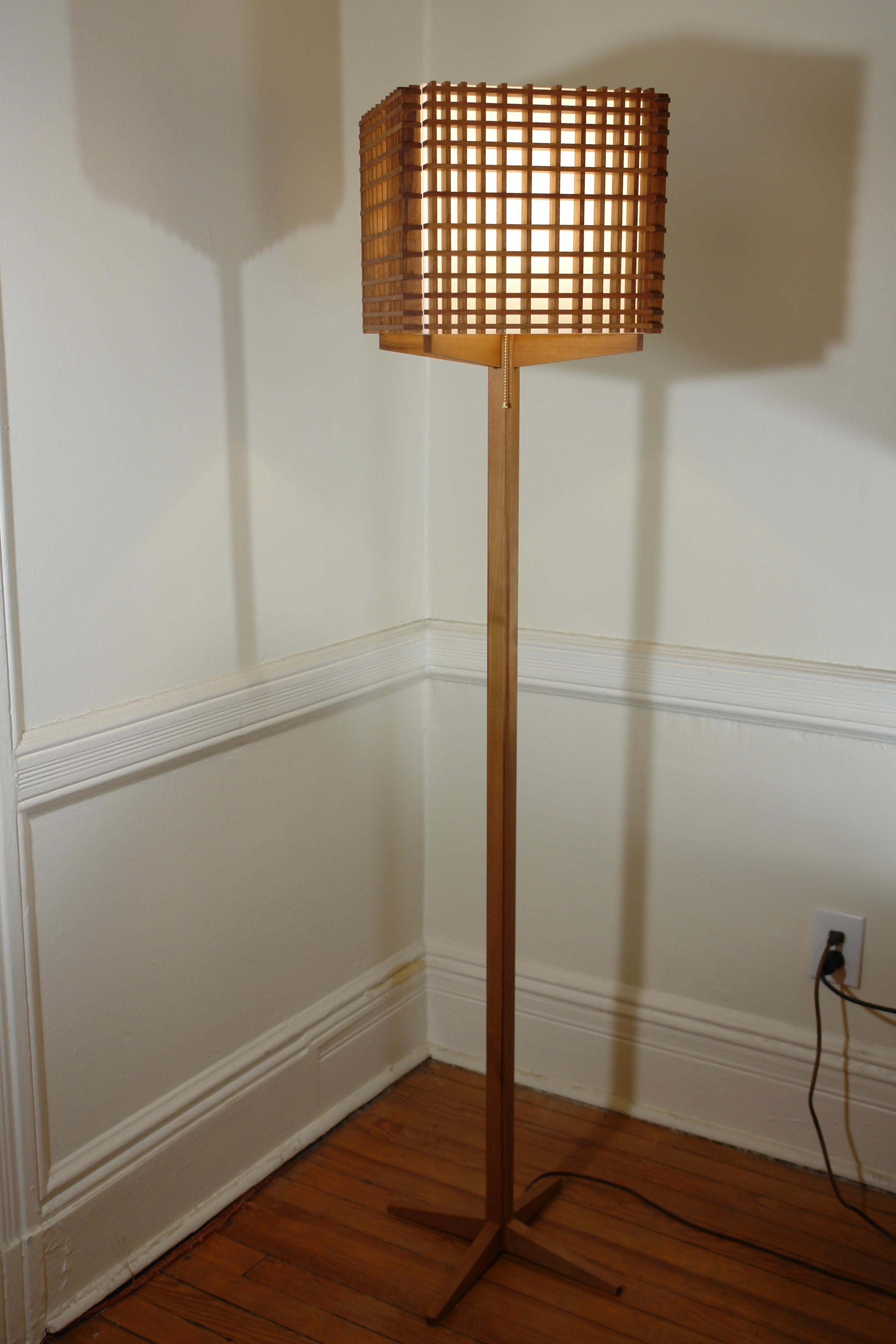 American Grid Floor Lamp For Sale