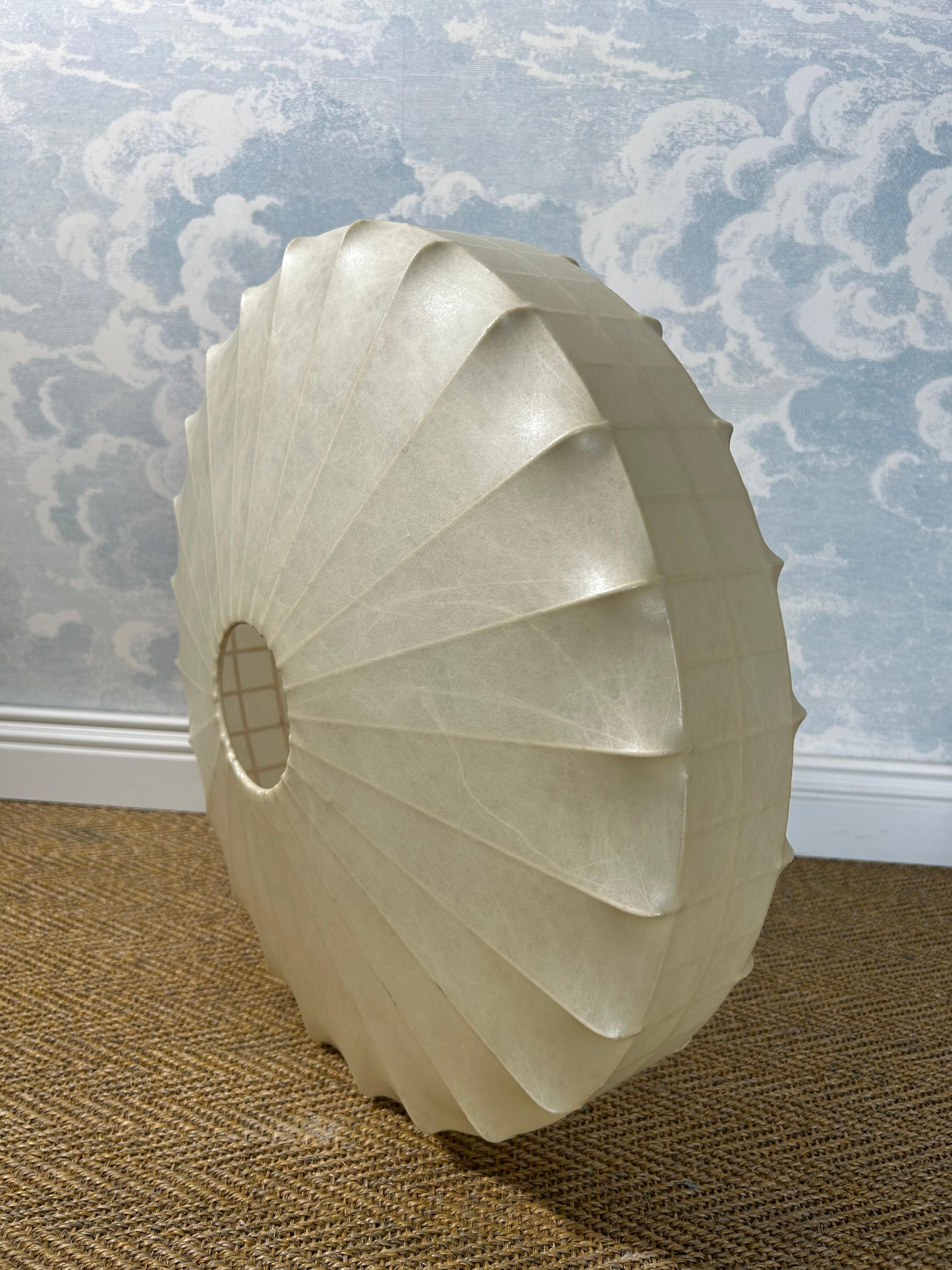 Grid-Frame Cocoon Pendant Light, Germany, 1960's, Mid Century Modern For Sale 6