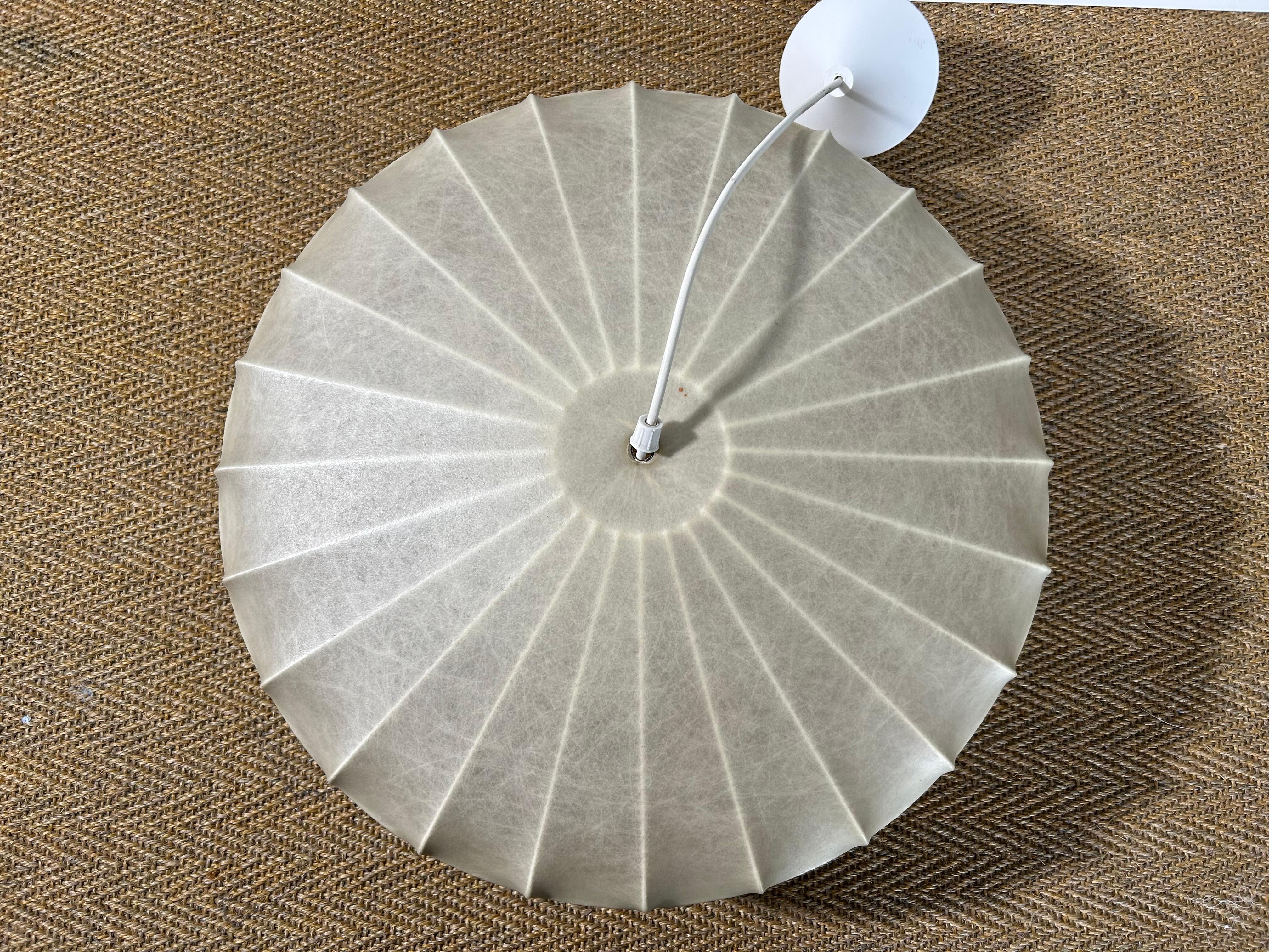 Grid-Frame Cocoon Pendant Light, Germany, 1960's, Mid Century Modern For Sale 3