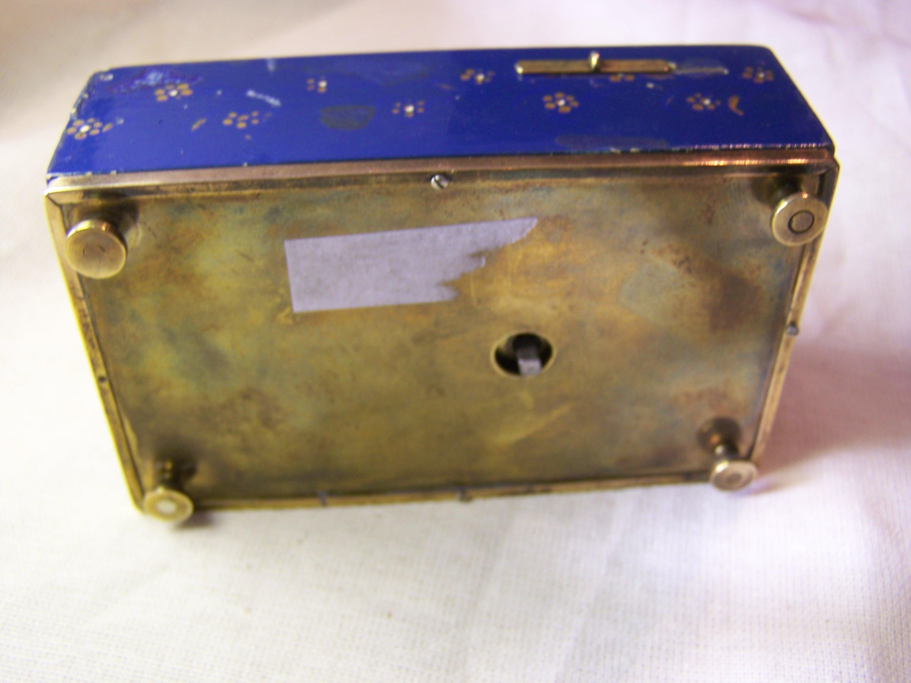 Caja para pájaros cantores Griesbaum en caja pintada decorativa de los años 50-60 en venta 1