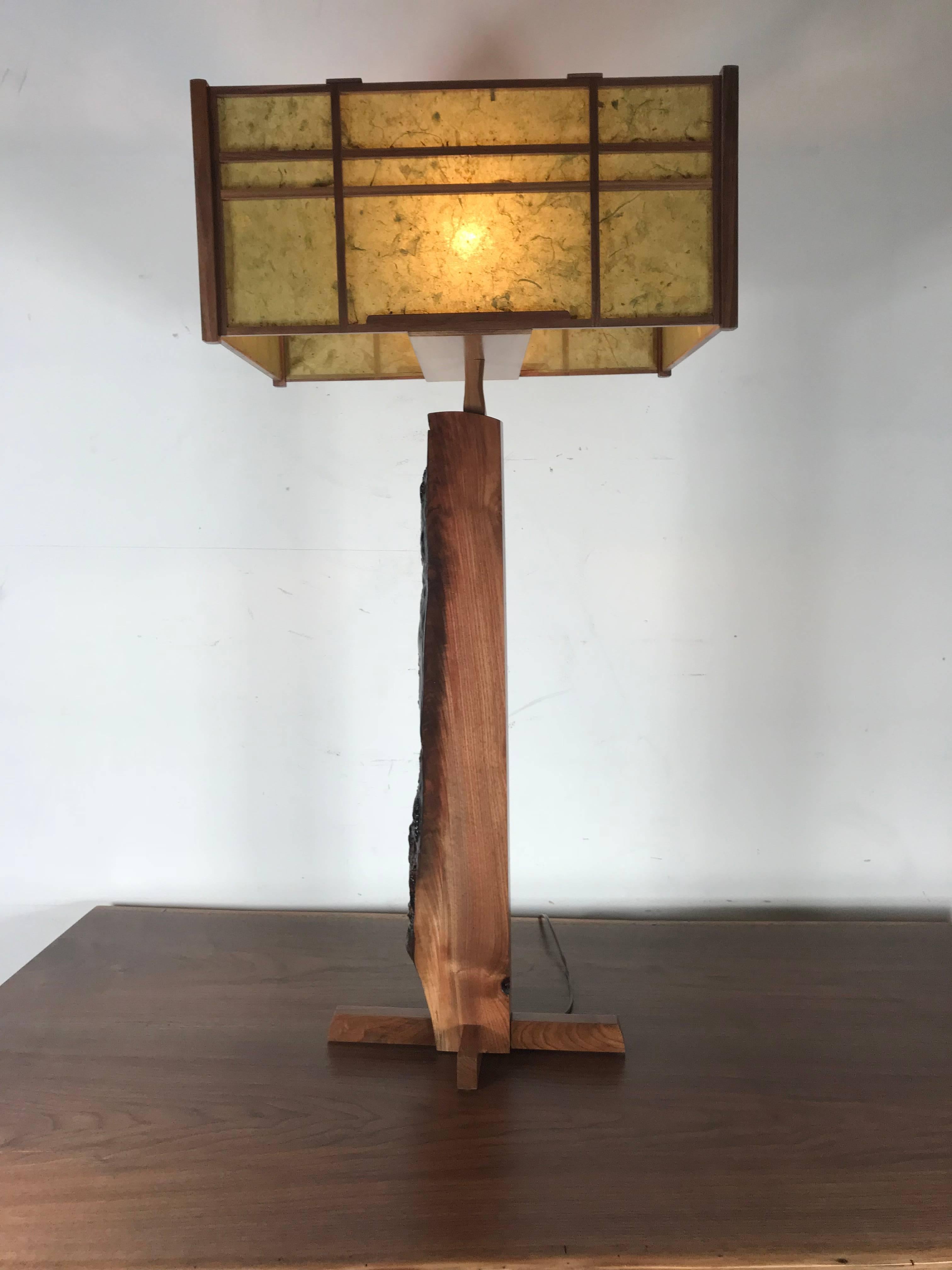 American Griff Logan Workshop Studio Bench Made Free Edge Table Lamp