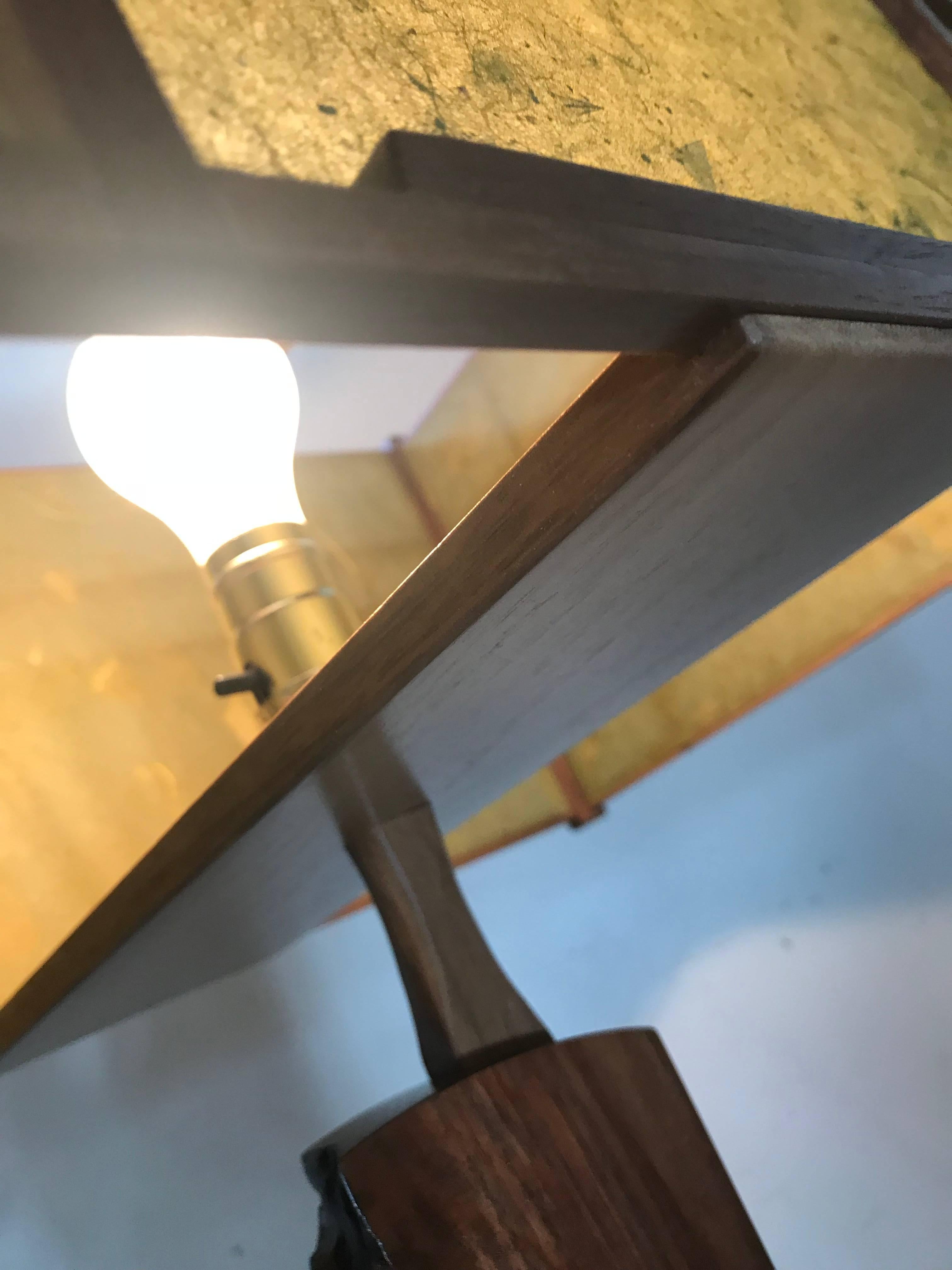Griff Logan Workshop Studio Bench Made Free Edge Table Lamp 2