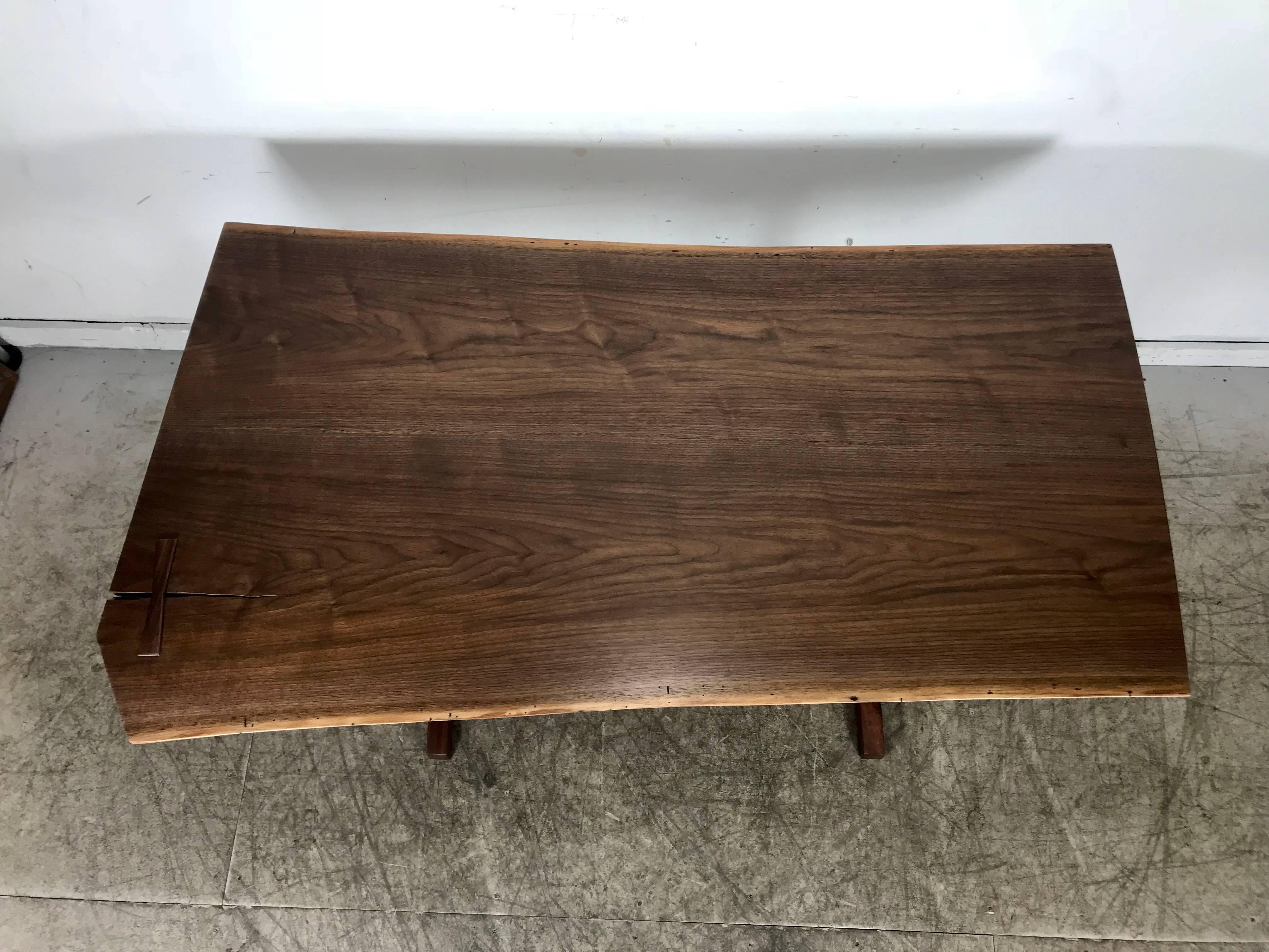 Hand-Crafted Griff Logan Workshop Studio Bench Made Free Edge Table or Desk