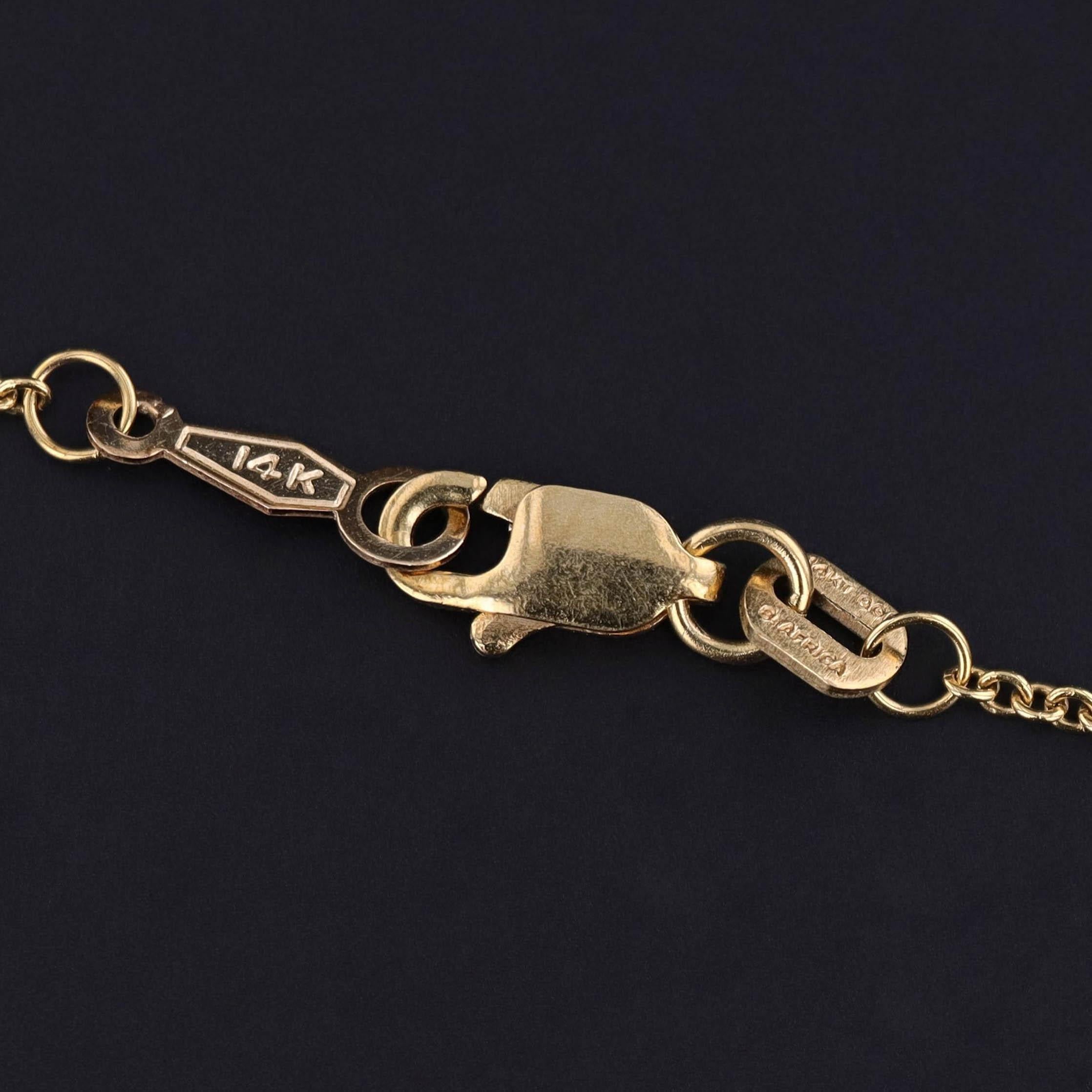 Griffin and Onyx Heart Conversion Necklace of 14k Gold In Good Condition For Sale In Lewisburg, PA