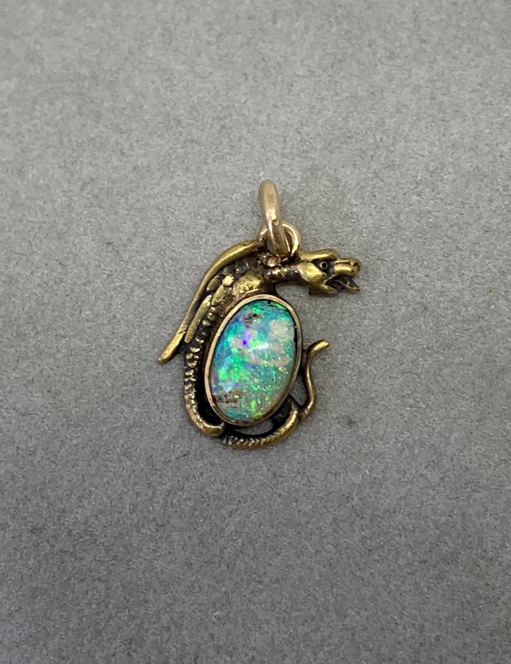 dragon opal necklace