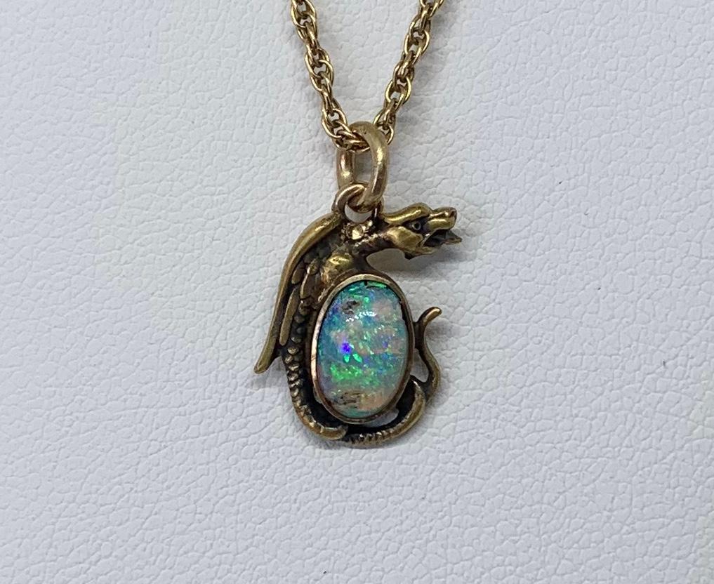 antique opal necklace