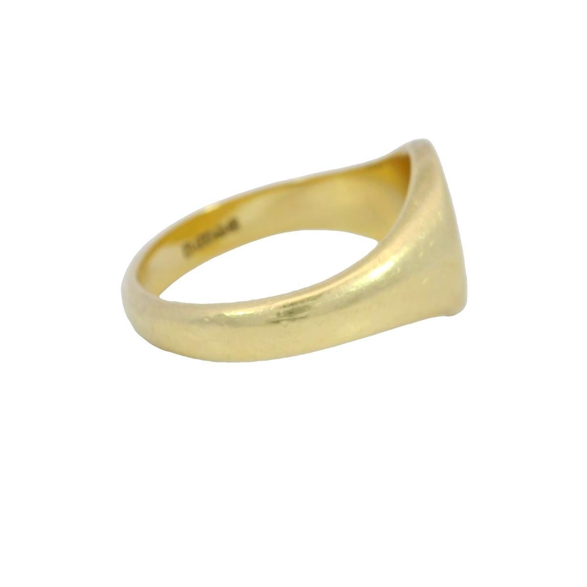 Griffin Signet Ring 18K Yellow Gold Size 9 Victorian Style 5